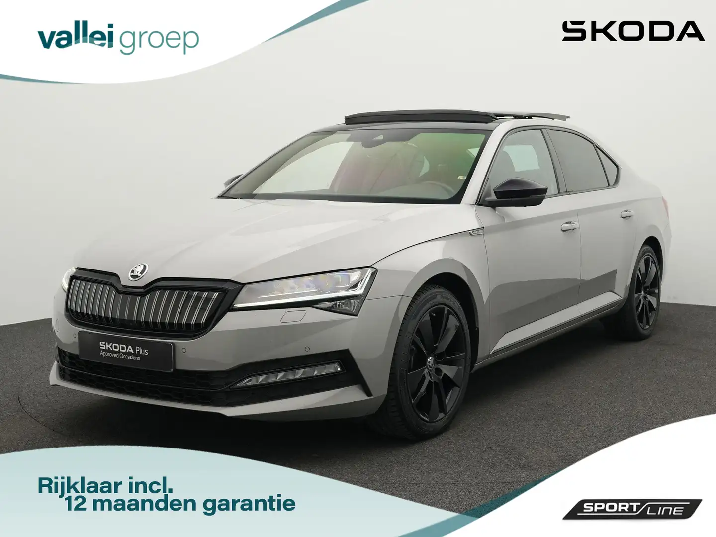 Skoda Superb 1.4 TSI iV 218 pk DSG PHEV Sportline Business Edit Gri - 1