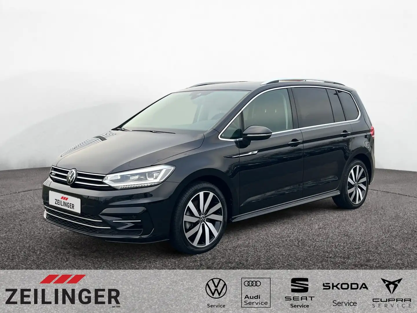 Volkswagen Touran Highline TDI DSG|R-Line|7SITZ|AHK|el.HECK Schwarz - 1