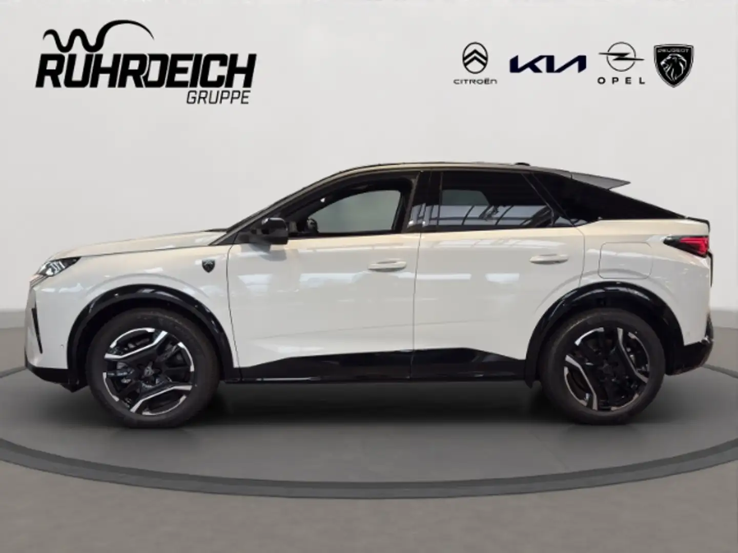 Peugeot 3008 Elektromotor 210 GT LEDER PANO SHZ CARPLAY Weiß - 2