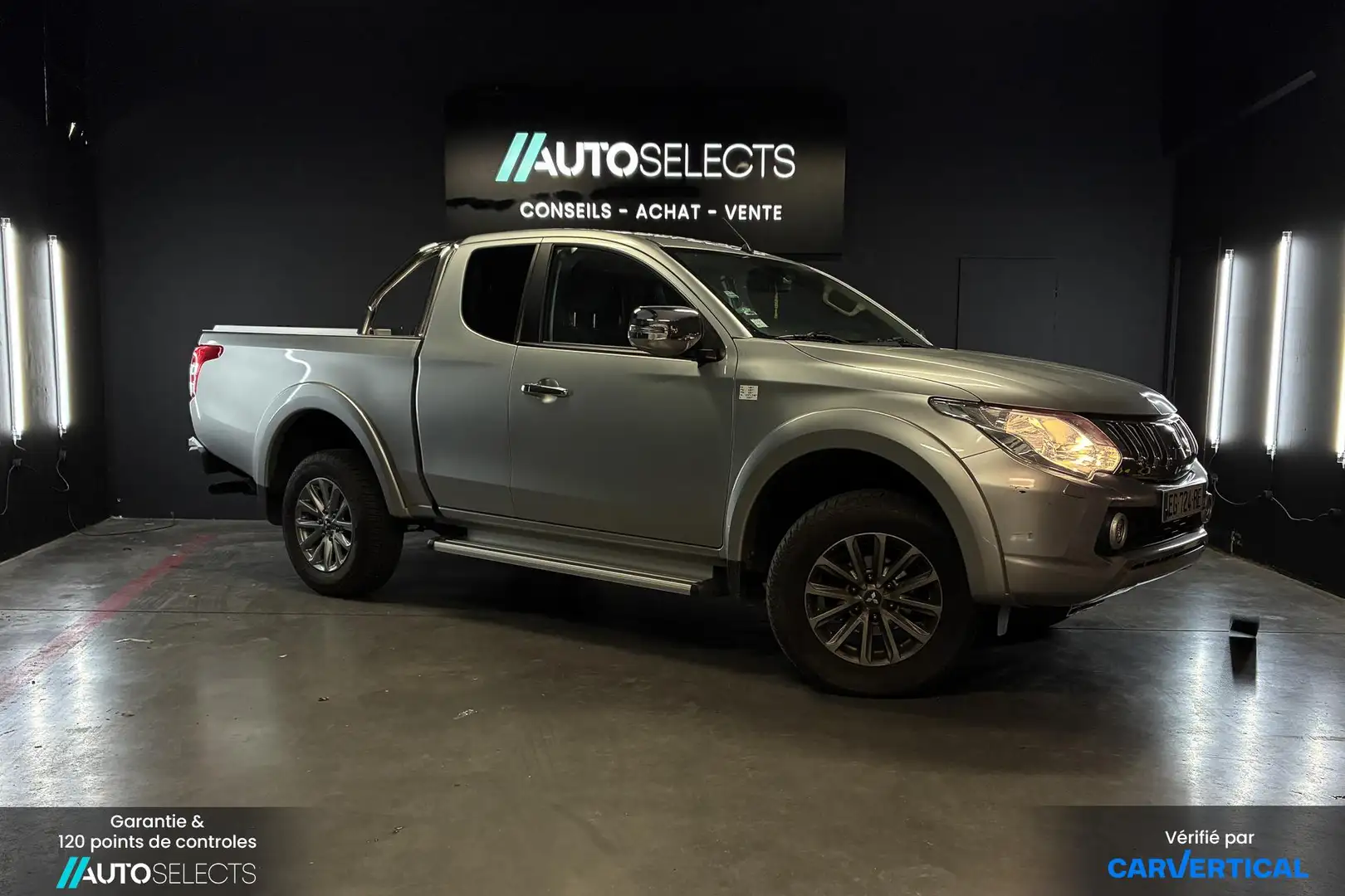Mitsubishi PICK UP INTENSE CLUB - 2,4 DI-D 181cv | Carvertical Dispon Gris - 1