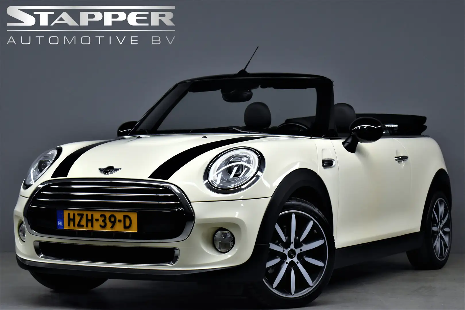 MINI Cooper Cabrio Mini 1.5 136pk Navi/Led/Leer/Sportstoelen/Stoelver Білий - 1