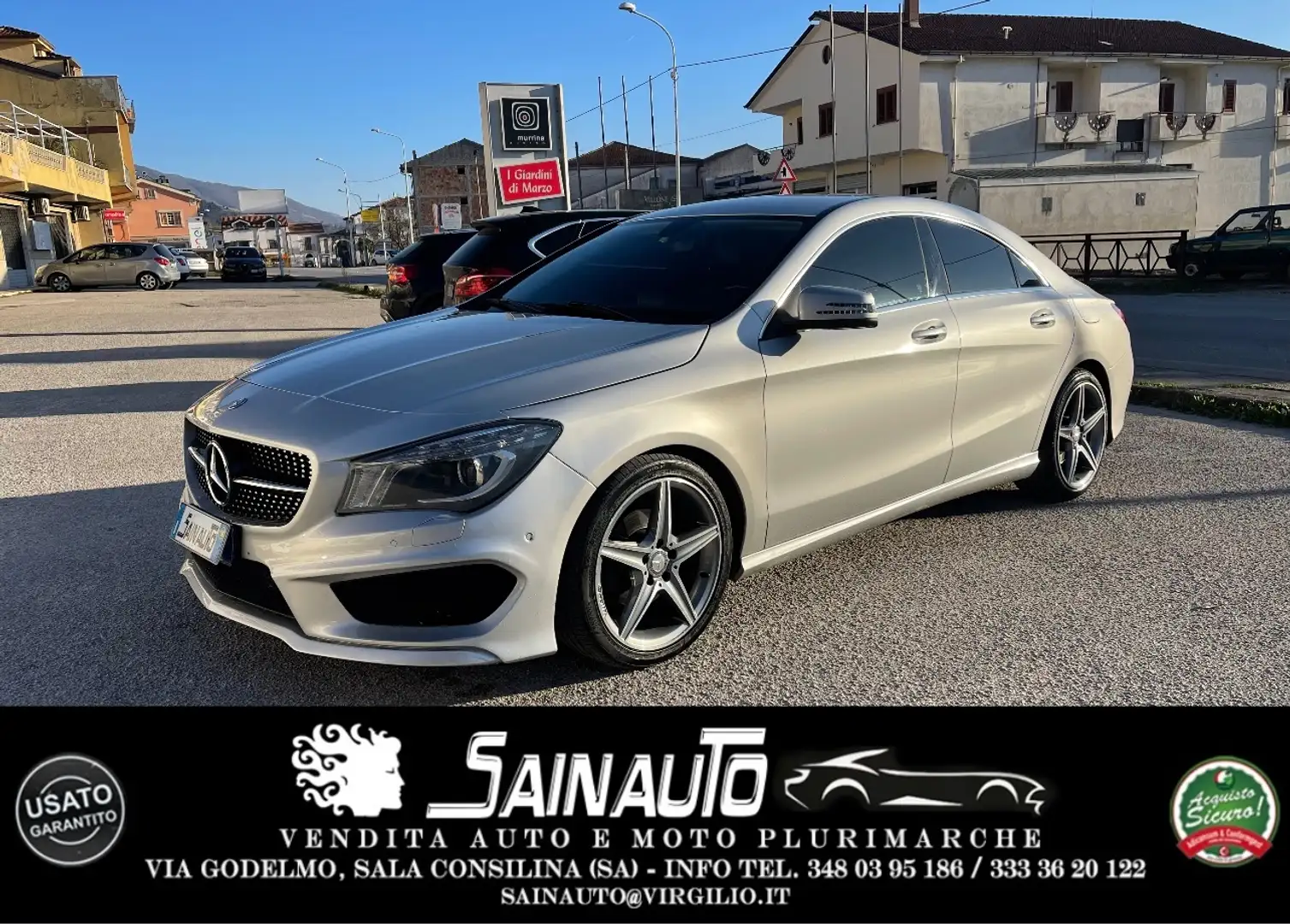Mercedes-Benz CLA 220 CLA 220 cdi Premium 170cv auto Argento - 1