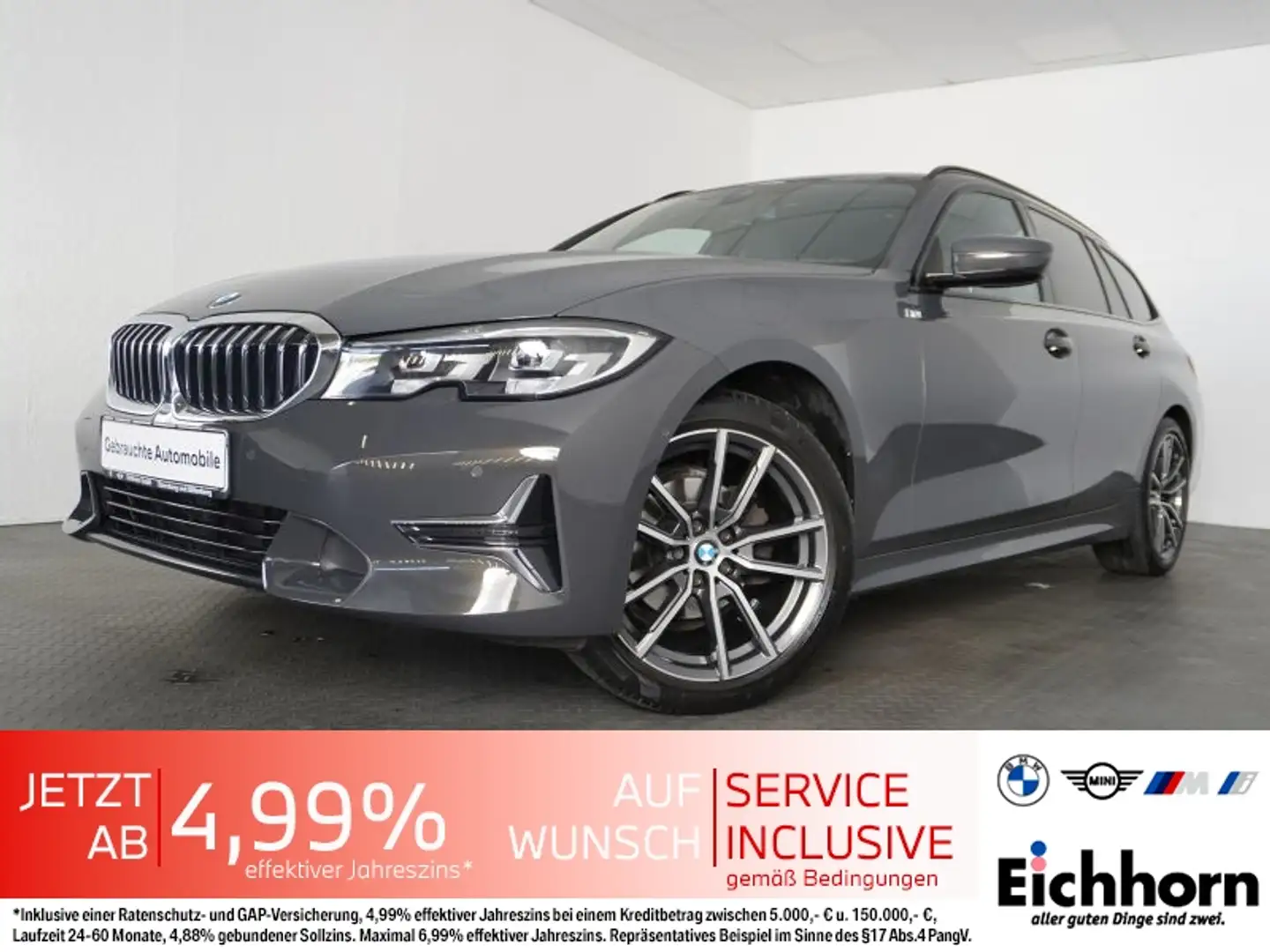 BMW 318 i Touring Luxury Line SPORTSITZE.LiveCockProf Grigio - 1