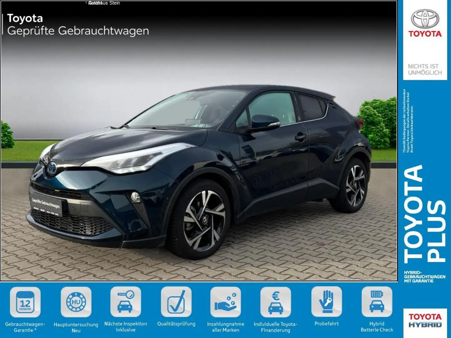 Toyota C-HR 2.0 Hybrid Team Deutschland m. Allwetterbereifung Grün - 1