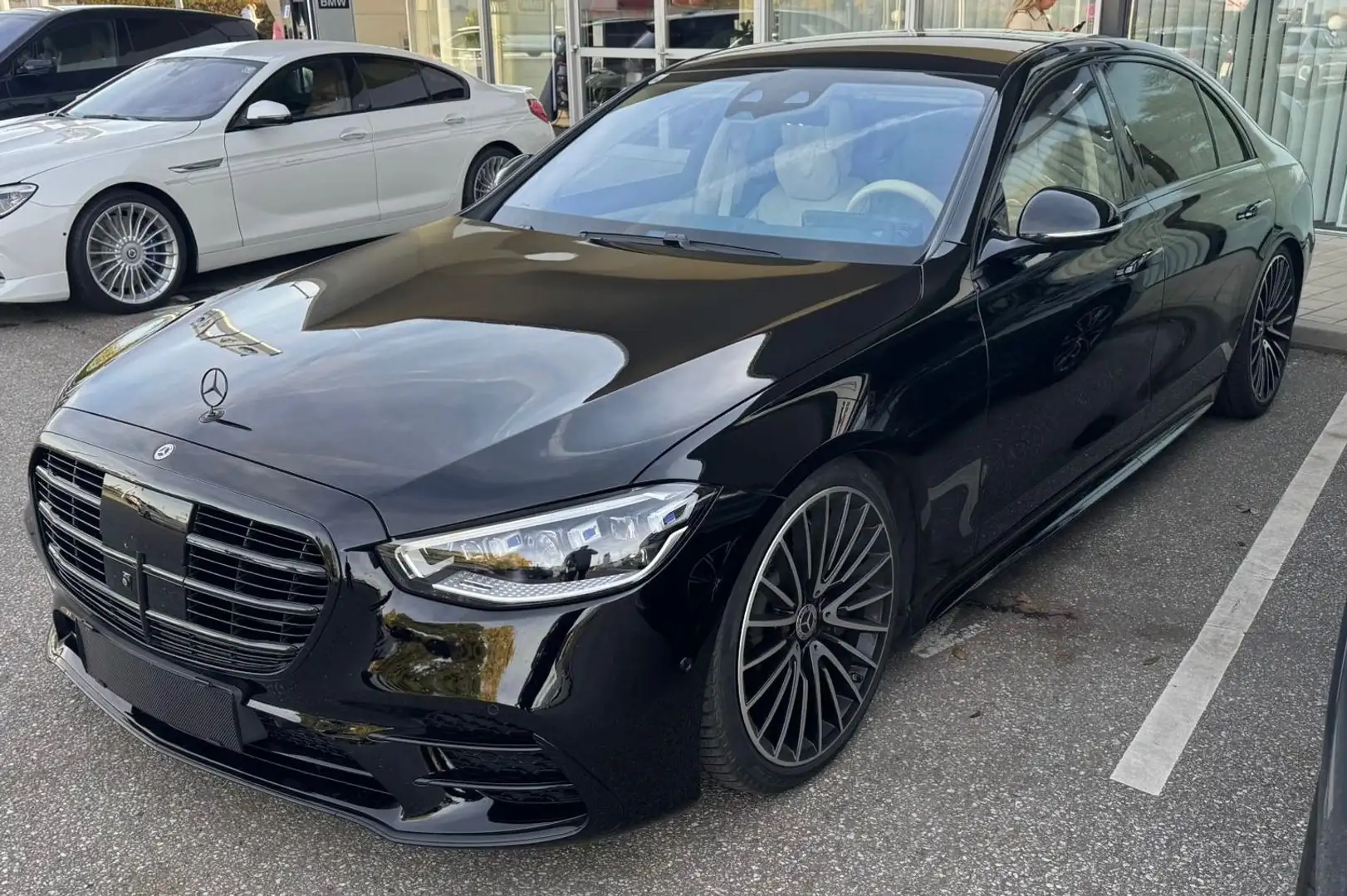 Mercedes-Benz S 580 4Matic L AMG Pano Massage Burmster Executi Schwarz - 2