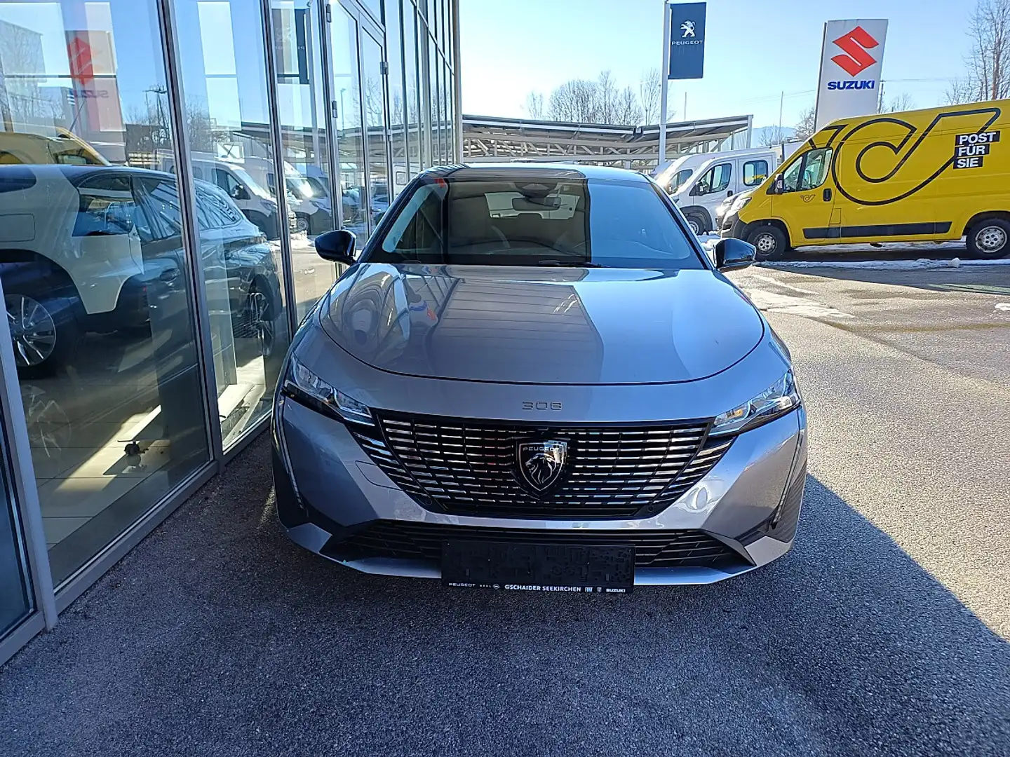 Peugeot 308 SW ALLURE Hybrid 145 e-DCS6 Grau - 2