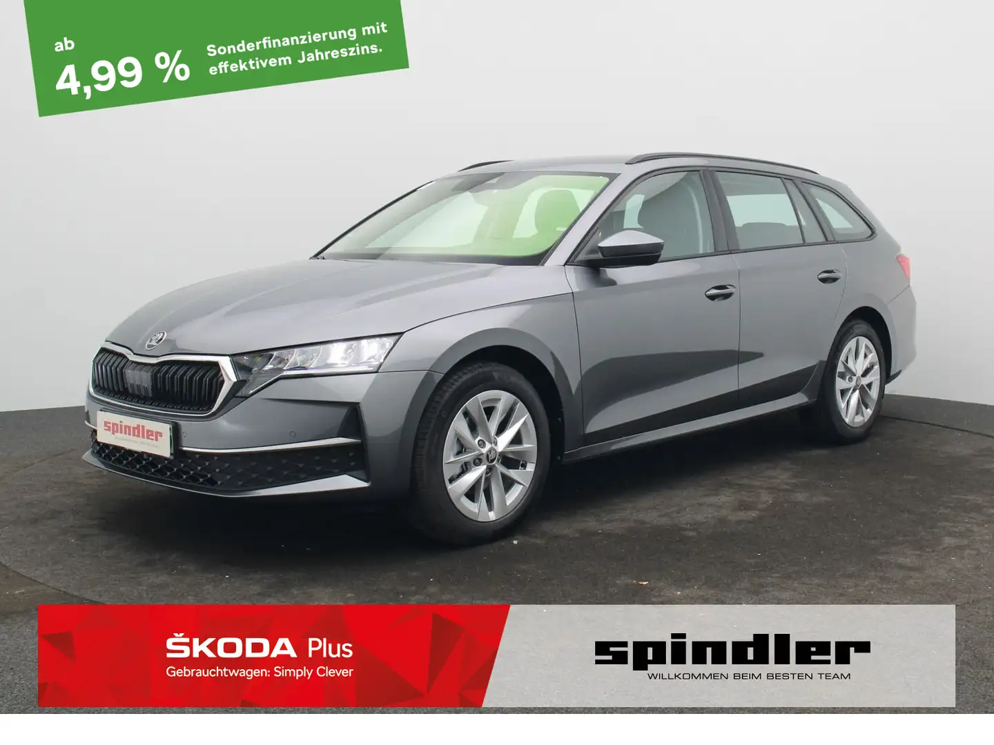Skoda Octavia Combi Selection 1.5 TSI DSG/LED, AHK,ACC Grau - 1