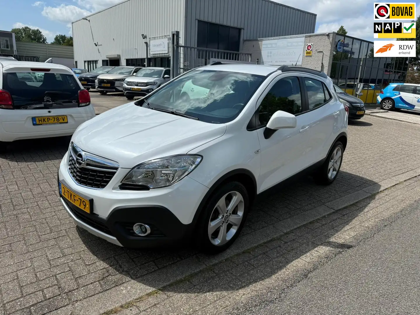 Opel Mokka 1.4 T Edition 4x4, Navi, NAP, APK 02-26 Wit - 1