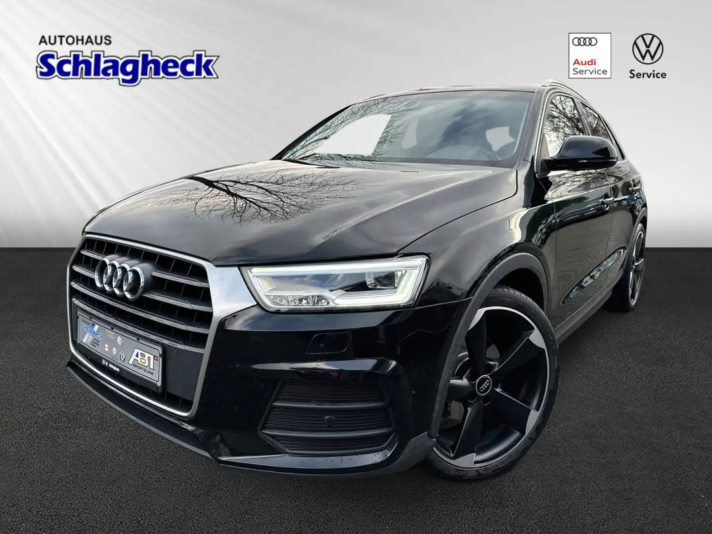 Audi Q3 Klima Navi Einparkhilfe Sitzheizung Fenster el. Zwart - 1