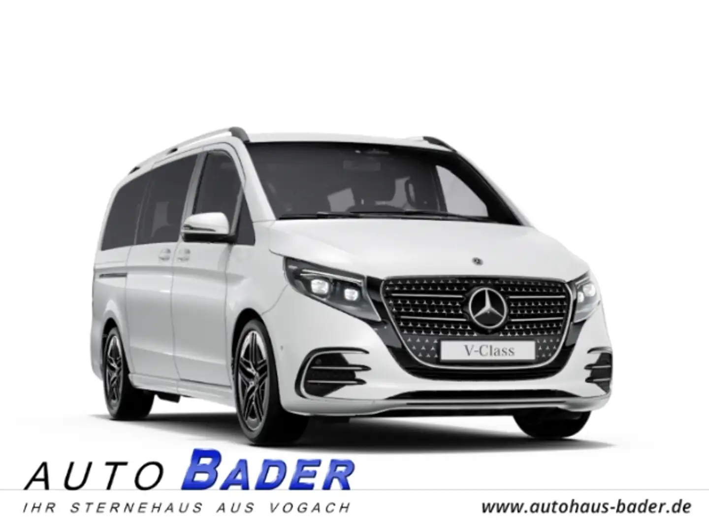 Mercedes-Benz V 300 d 4Matic lang Style+ AMG Line Panorama AHK White - 1