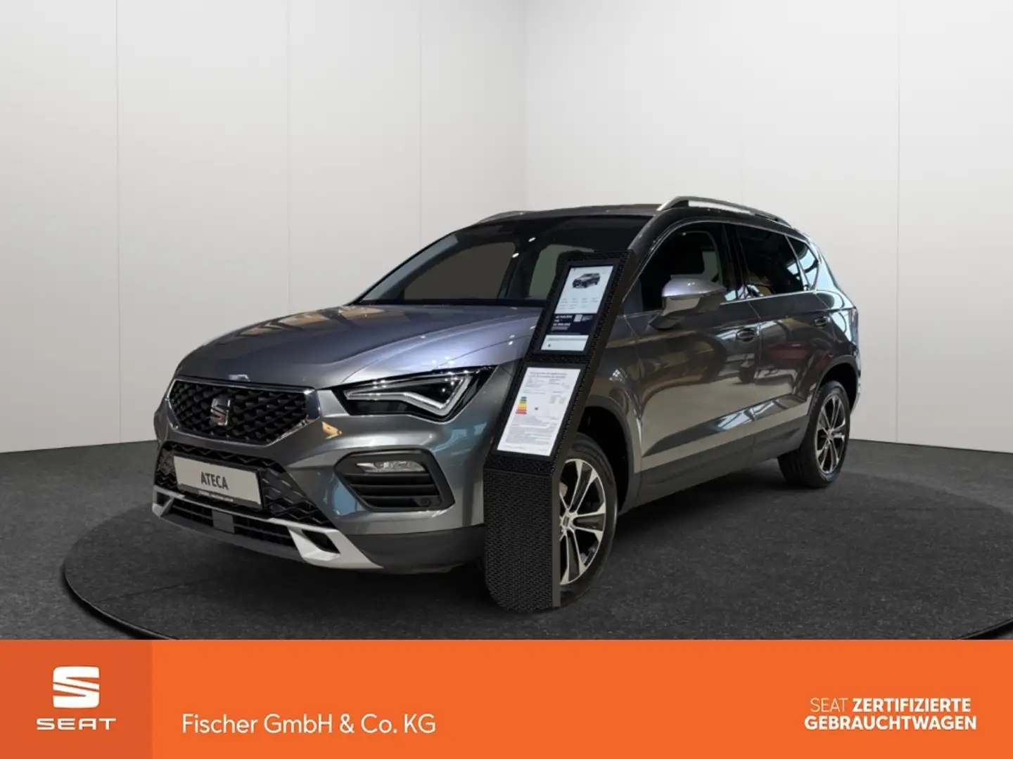 SEAT Ateca 1.5TSI DSG Style LED AHK-klappbar Navi digitales C Grau - 1