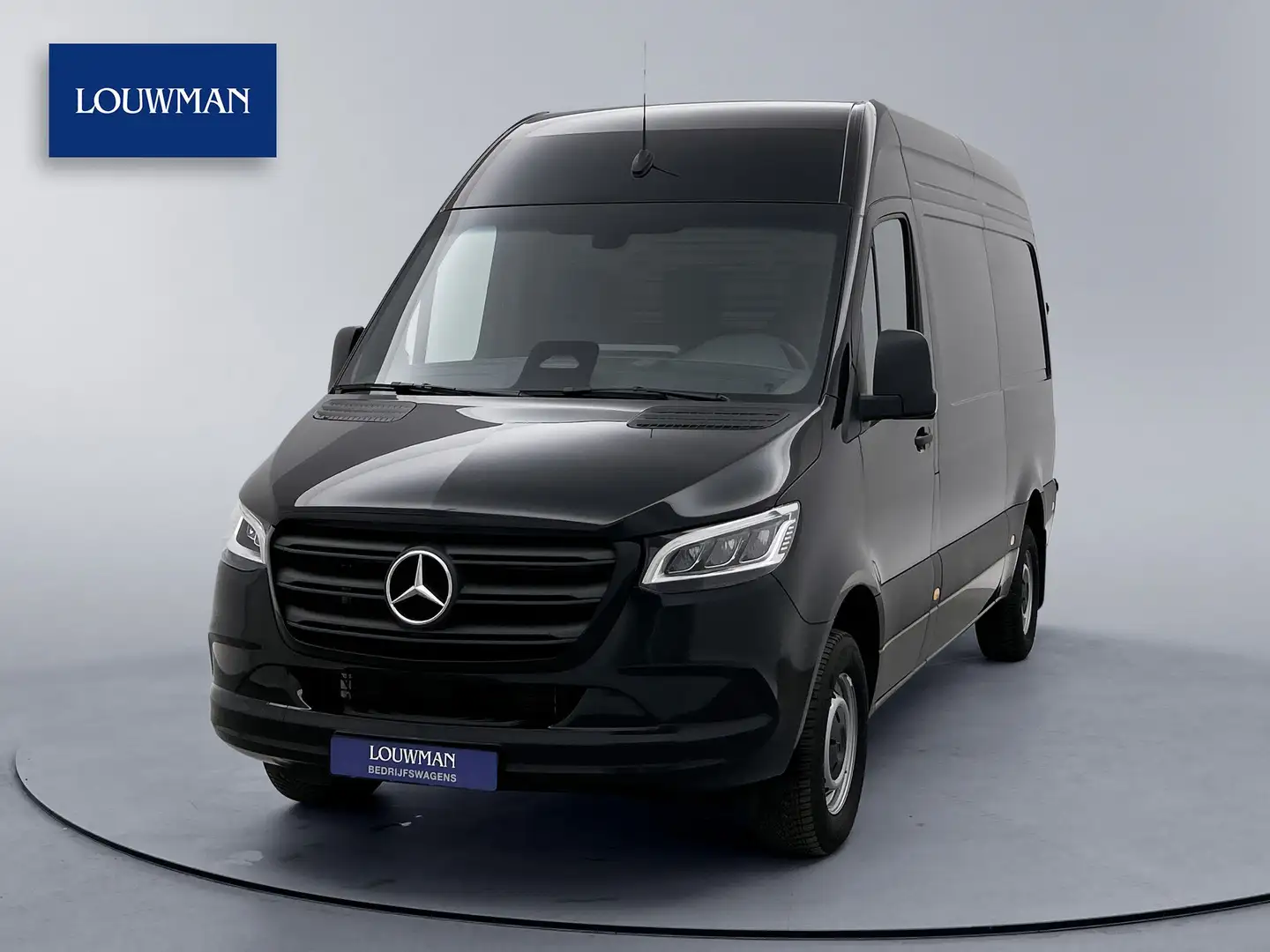 Mercedes-Benz Sprinter 317 1.9 CDI L2H2 3500KG trekgewicht BPM-Vrij Direc Zwart - 2