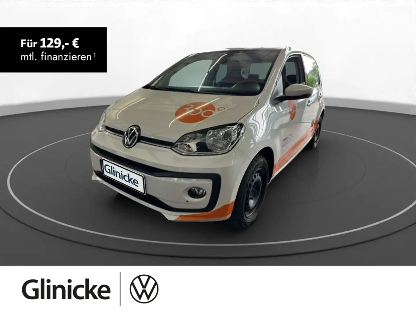 Volkswagen up! 1.0 TSI RüKa PDC SiHz Klima Weiß - 1