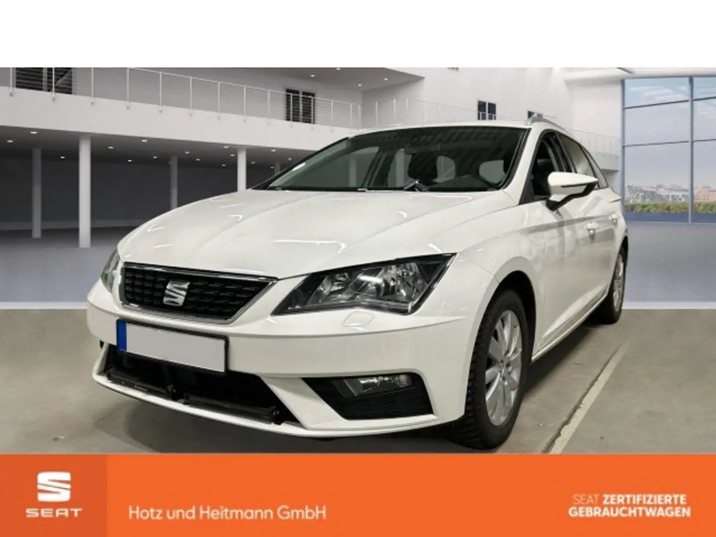 SEAT Leon ST 1.5TGI Style AHK/KAMERA/SITZHZ Weiß - 1