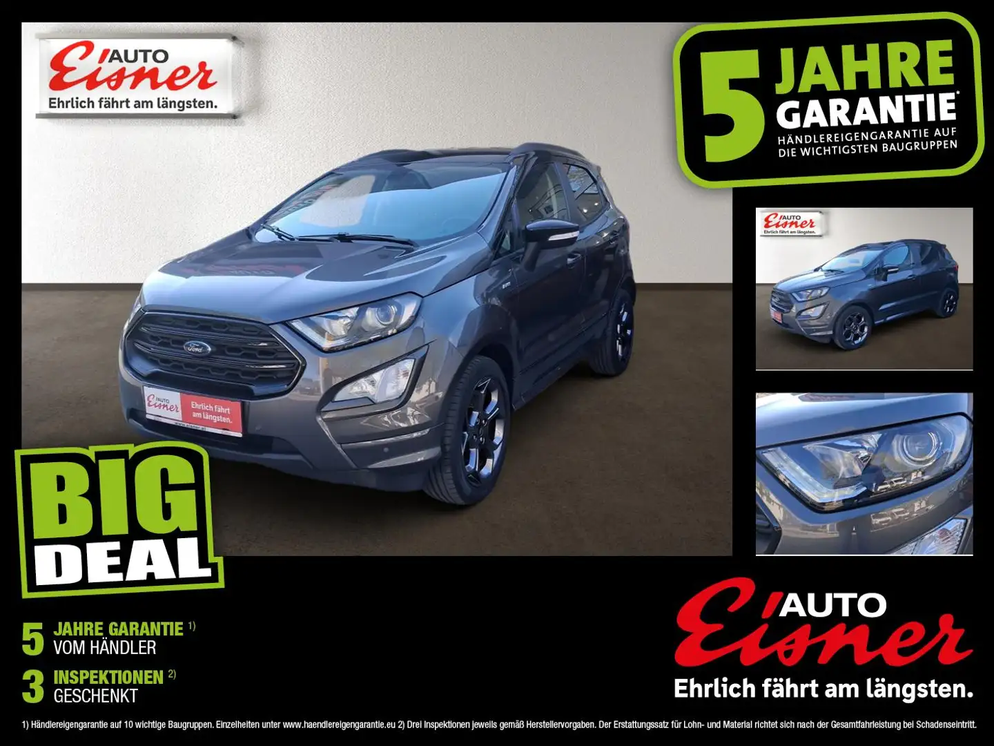 Ford EcoSport 1.0 ECOBOOST ST-LINE Grau - 1