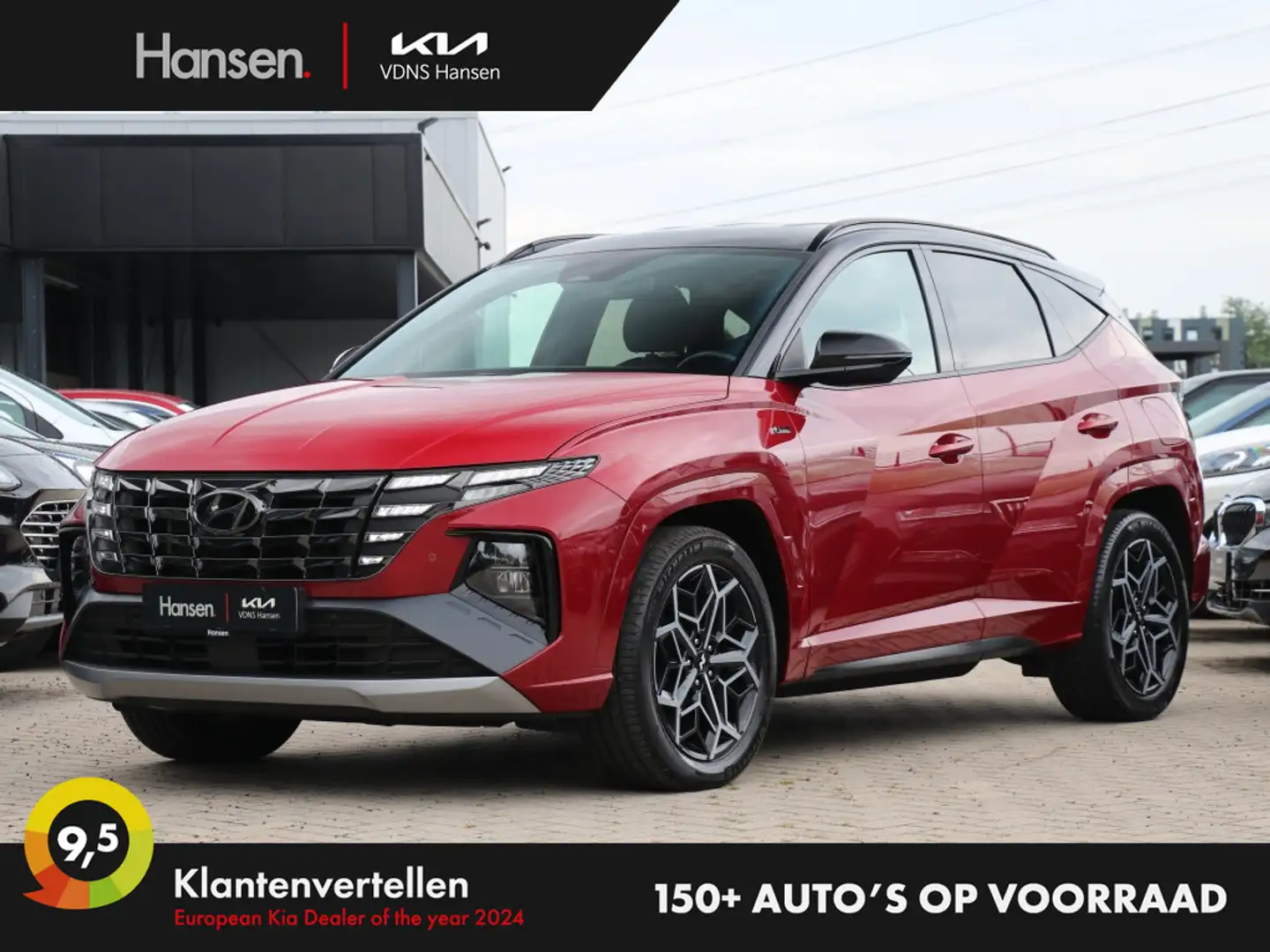 Hyundai TUCSON 1.6 T-GDI PHEV N-Line I Navi I Leder I Krell Rood - 1