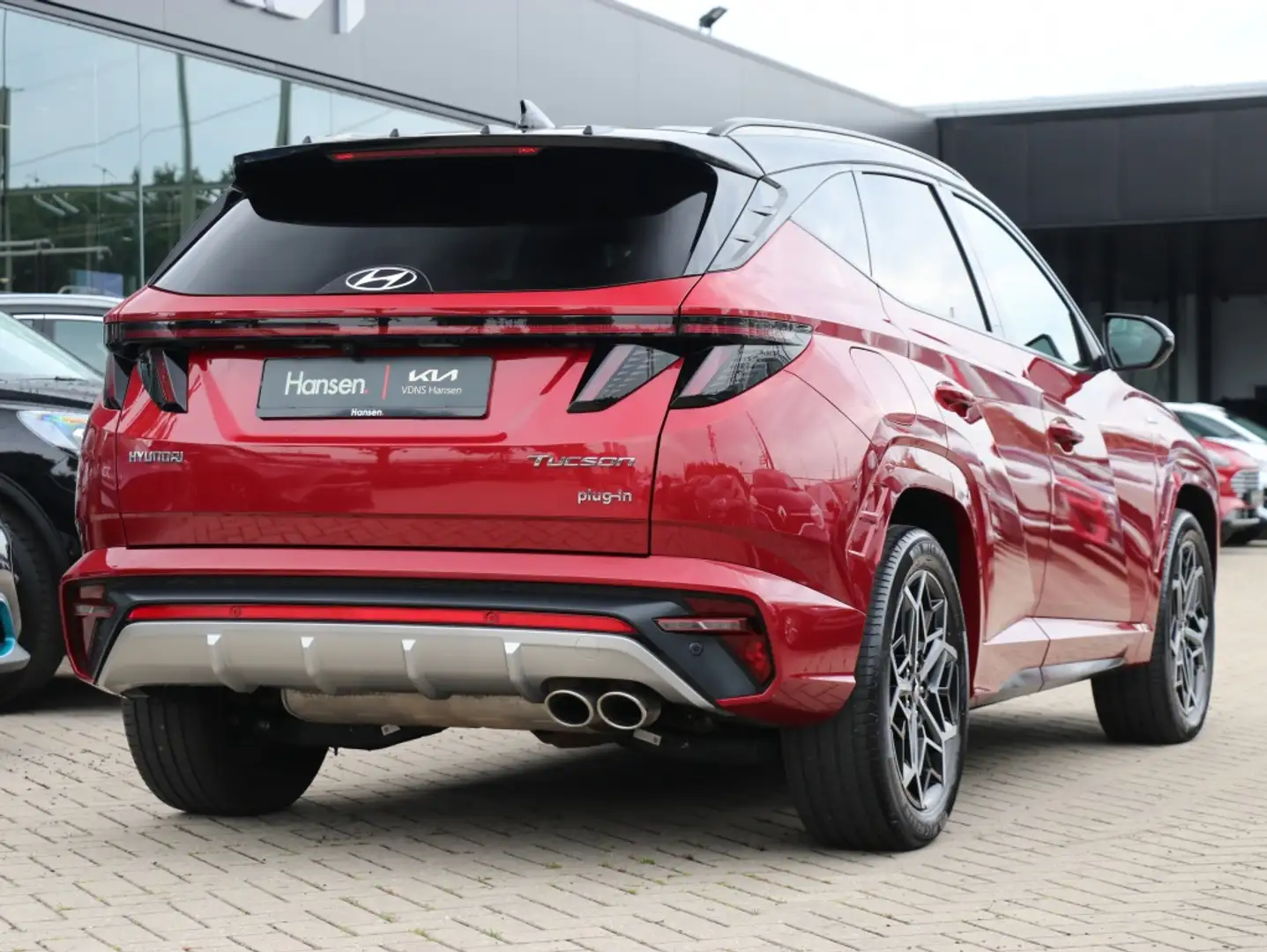 Hyundai TUCSON 1.6 T-GDI PHEV N-Line I Navi I Leder I Krell Rood - 2