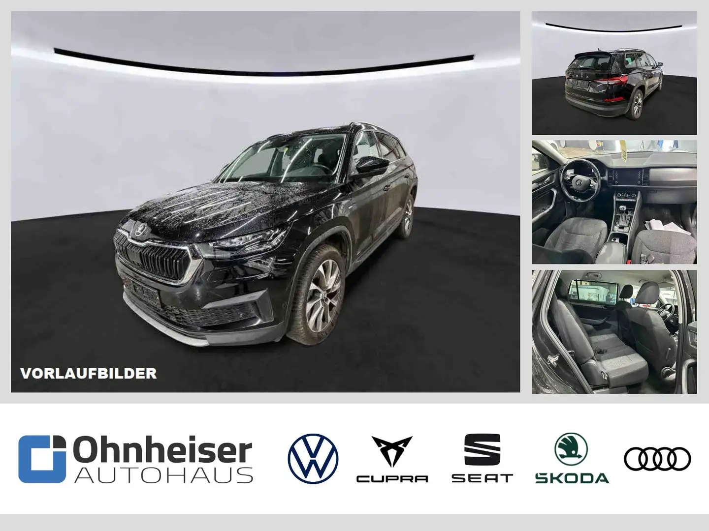 Skoda Kodiaq 2.0 TDI DSG Clever 4x4 KESSY*RFK*SHZ*NAVI Schwarz - 1