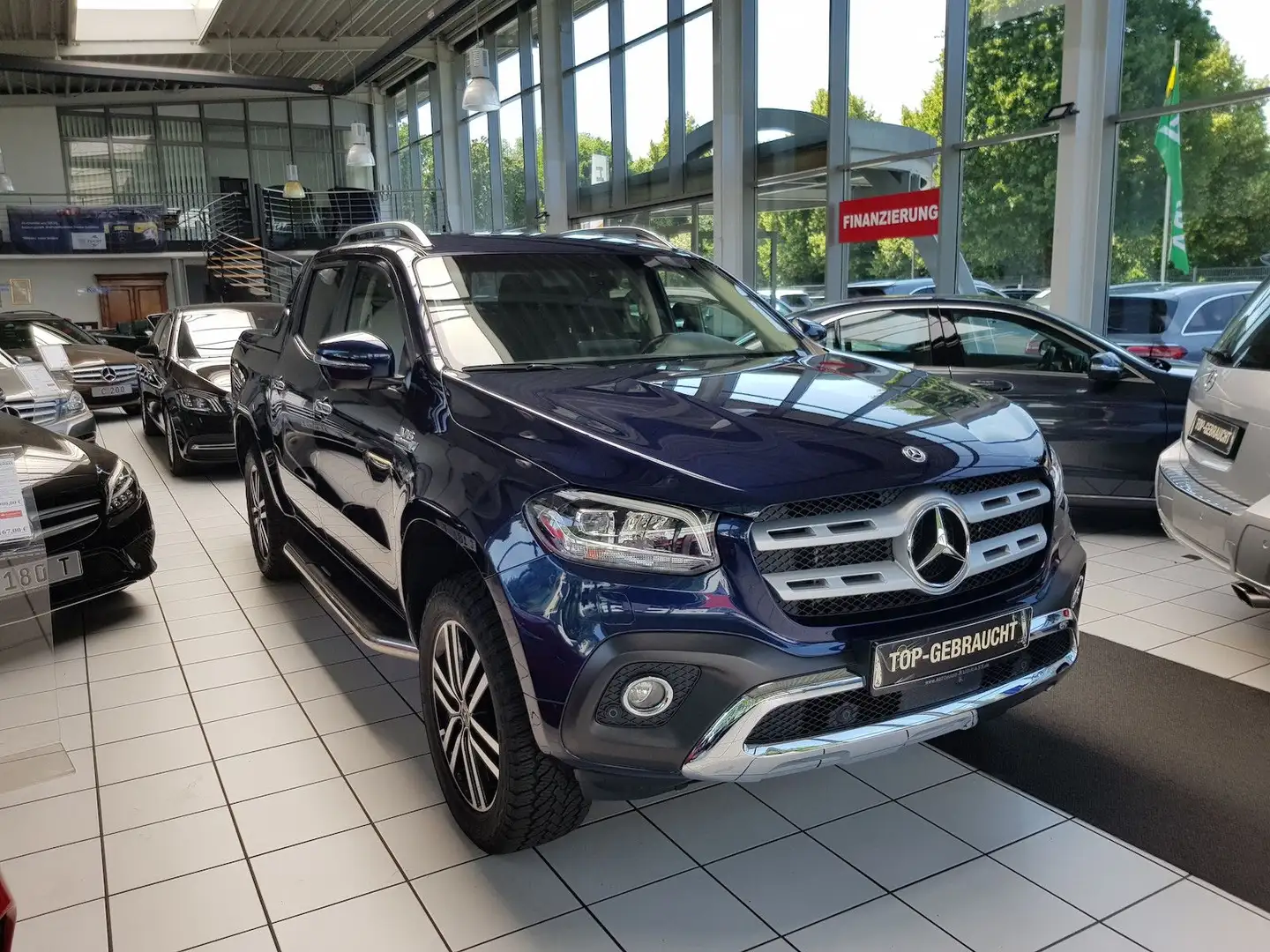 Mercedes-Benz X 350 EDITION POWER AUT SHZ 360GRAD AHK SPUR Bleu - 2