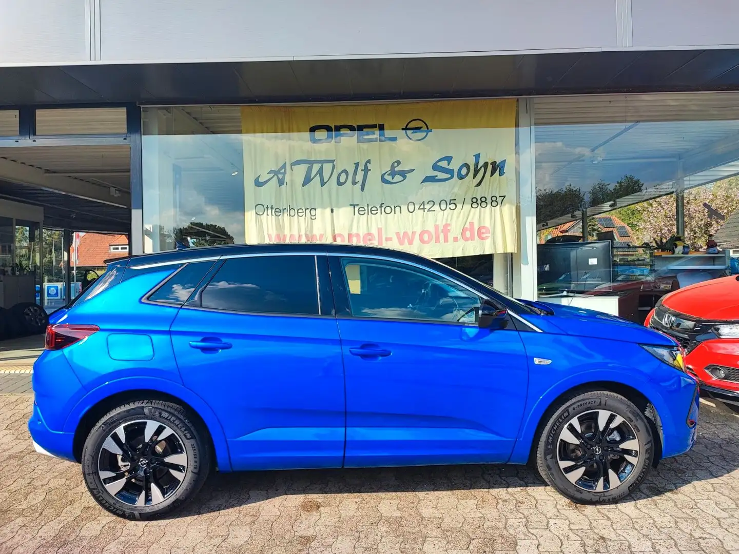 Opel Grandland X Grandland Elegance AT +MLED+ACC+KAMERA+NAVI+AHK+ Blau - 1