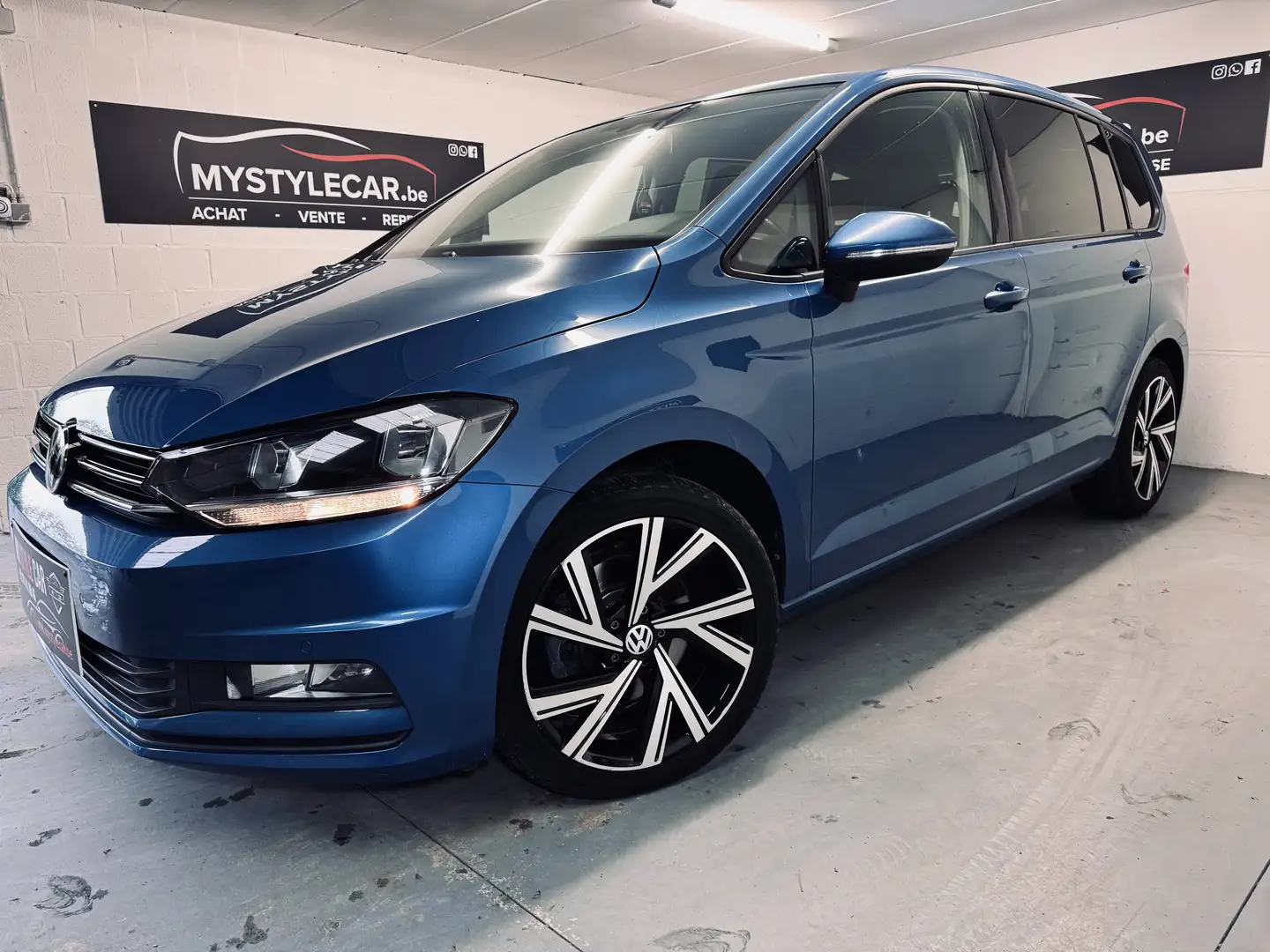 Volkswagen Touran Touran 1.6 TDi SCR Highline,Garantie 1An Azul - 1