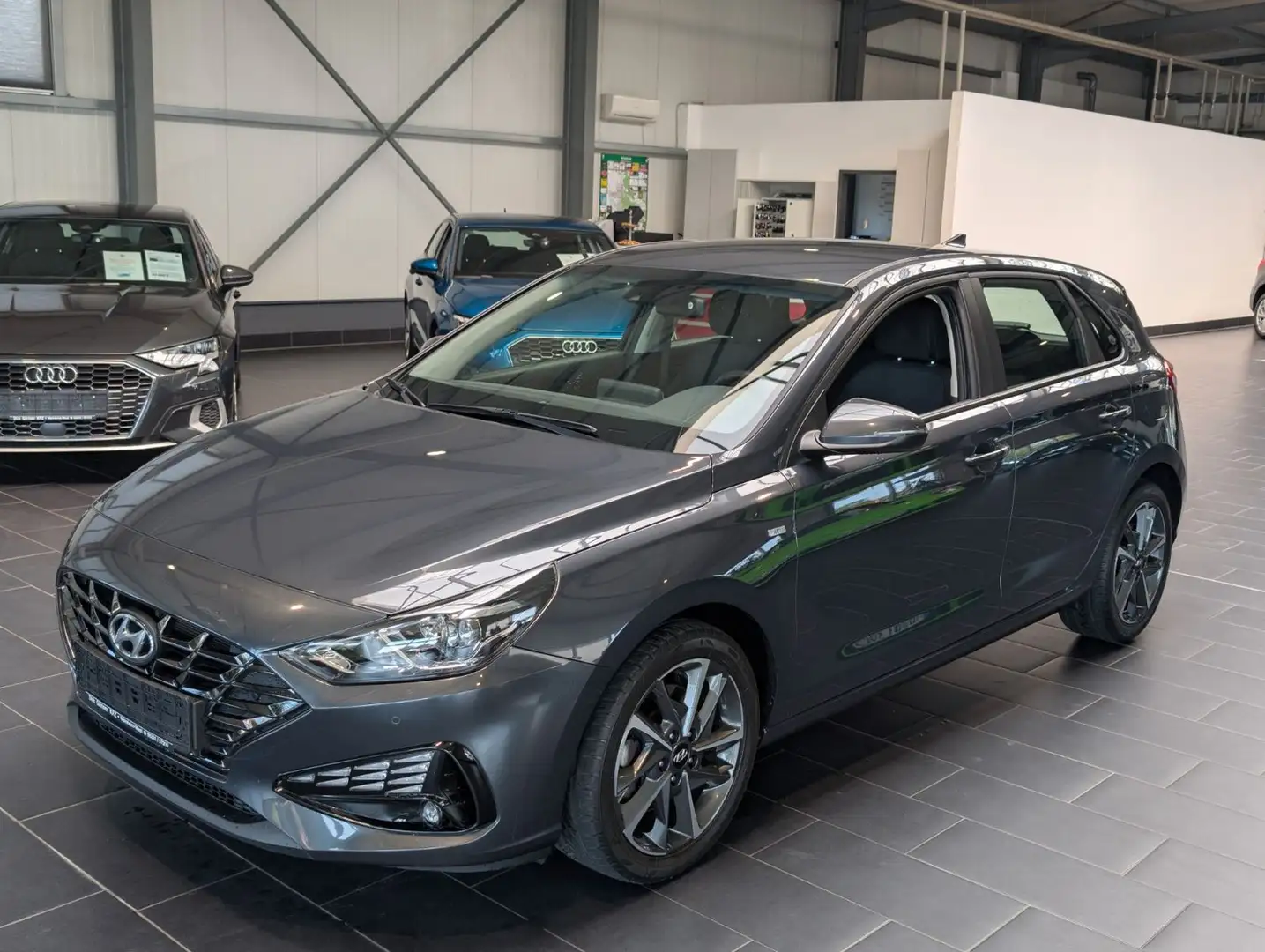 Hyundai i30 1.0 T-GDI Trend 1.Hand Kamera Lenkradhzg PDC Grigio - 1