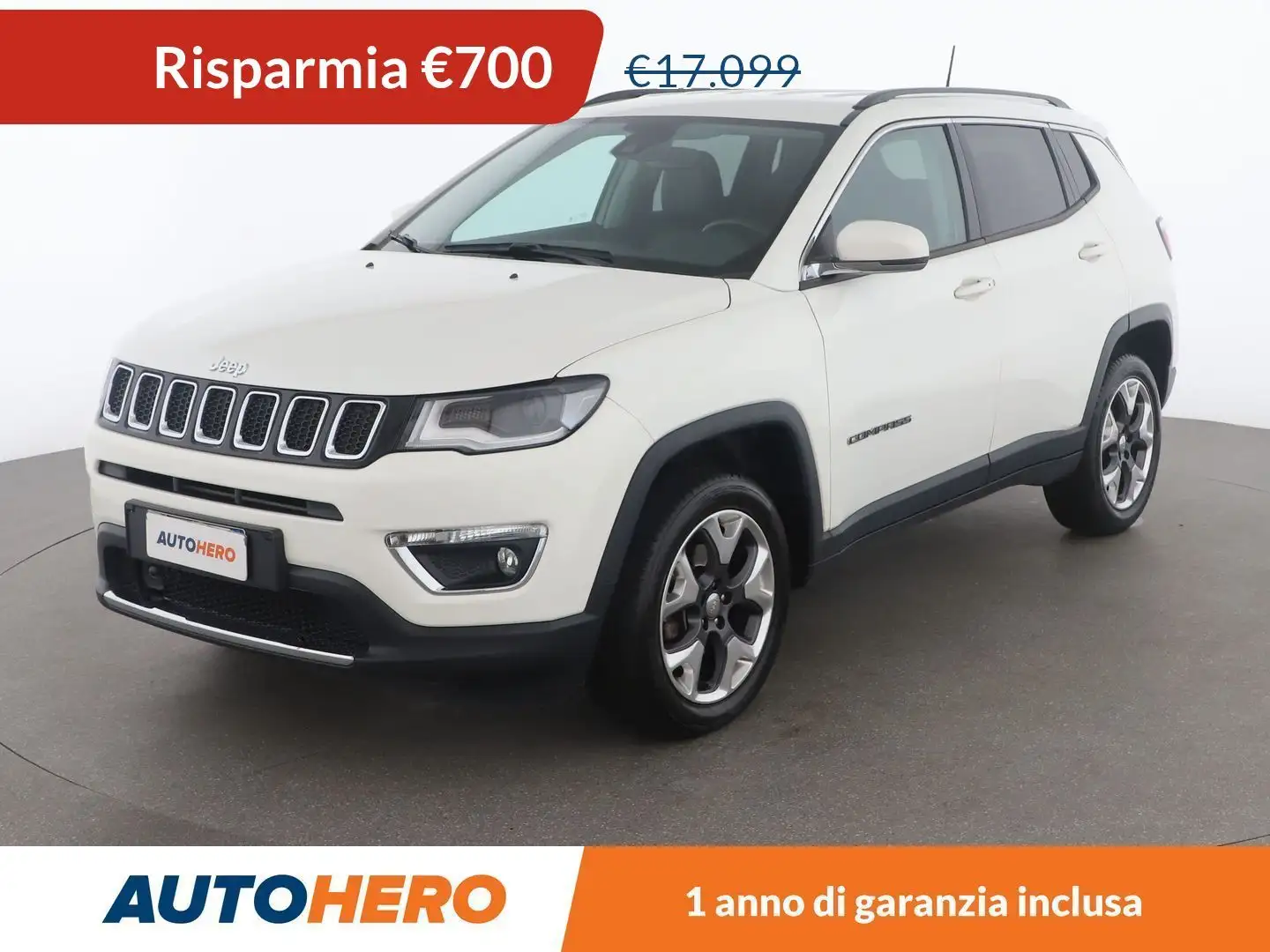 Jeep Compass 2.0 M-Jet Limited aut. 4WD Bianco - 1