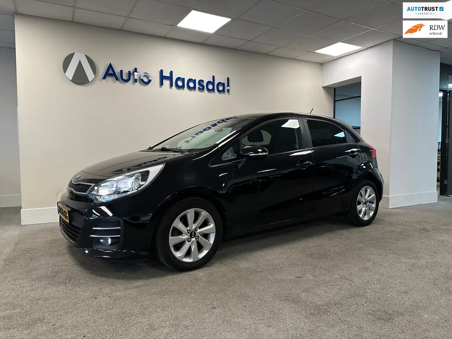 Kia Rio 1.2 CVVT|FACELIFT|PDC|BLUETOOTH|STOEL-/STUURVERWAR Noir - 1
