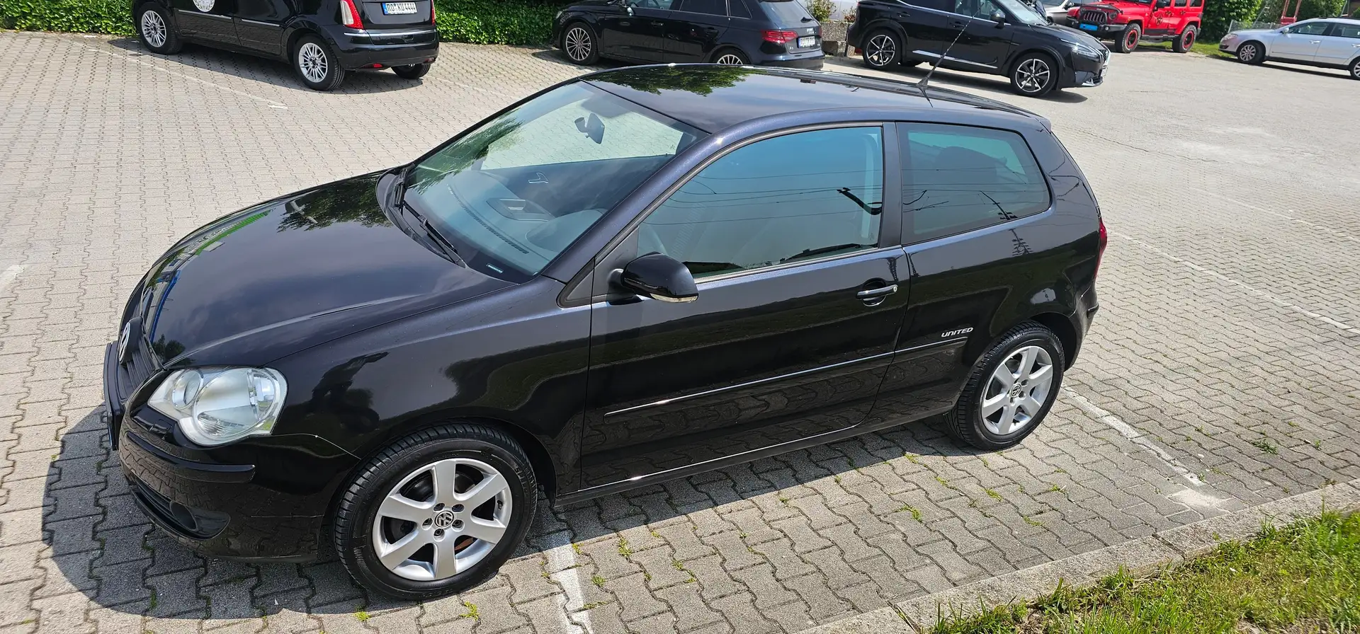 Volkswagen Polo 1.6*United*Klima*Tempomat*Sitzheizung*Scheckheft* Schwarz - 2