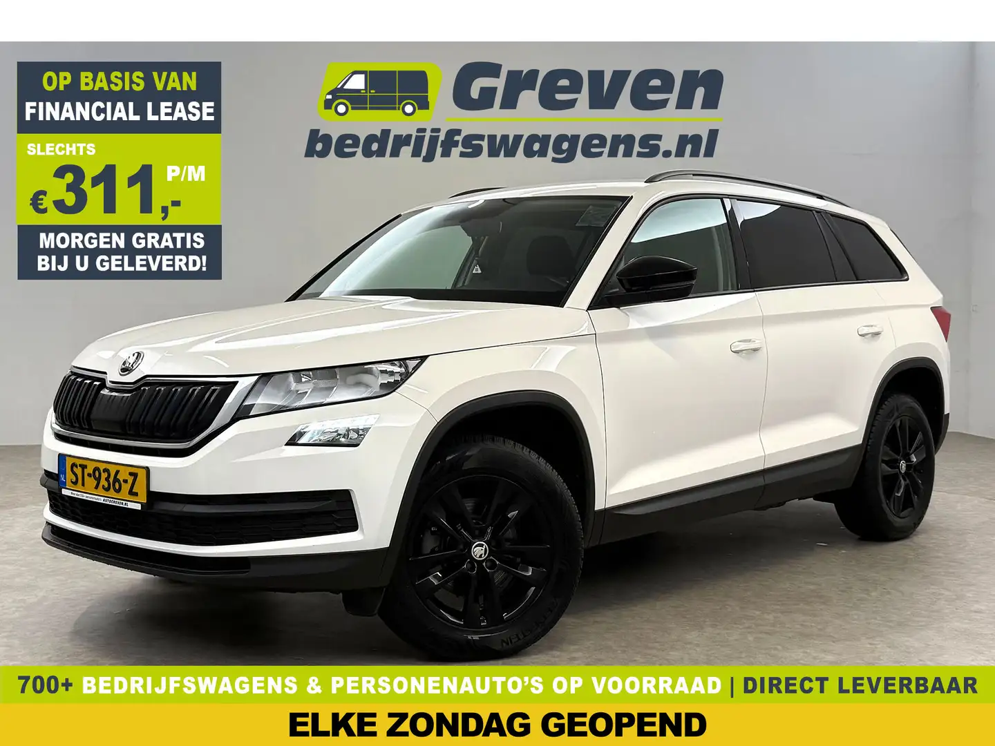 Skoda Kodiaq 1.4 TSI 150PK ACT Black Style | LED | Carplay | Tr Weiß - 1