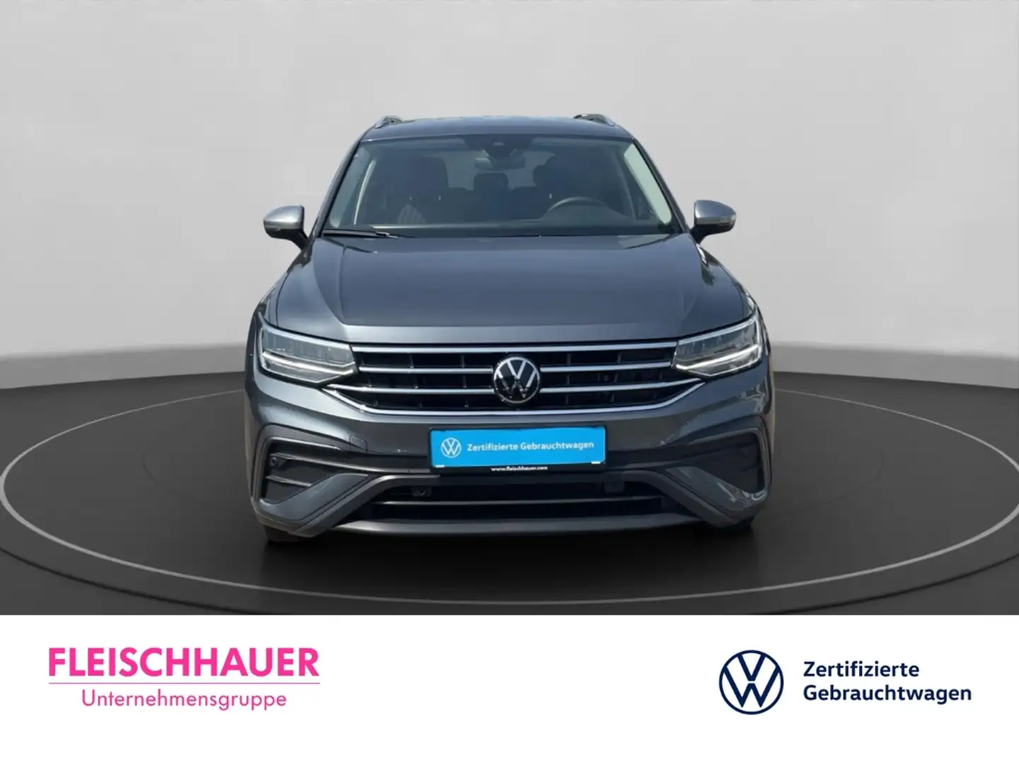 Volkswagen Tiguan Allspace 2.0 TDI Life AHK-klappbar Navi Digitales Cockpit L Grau - 2