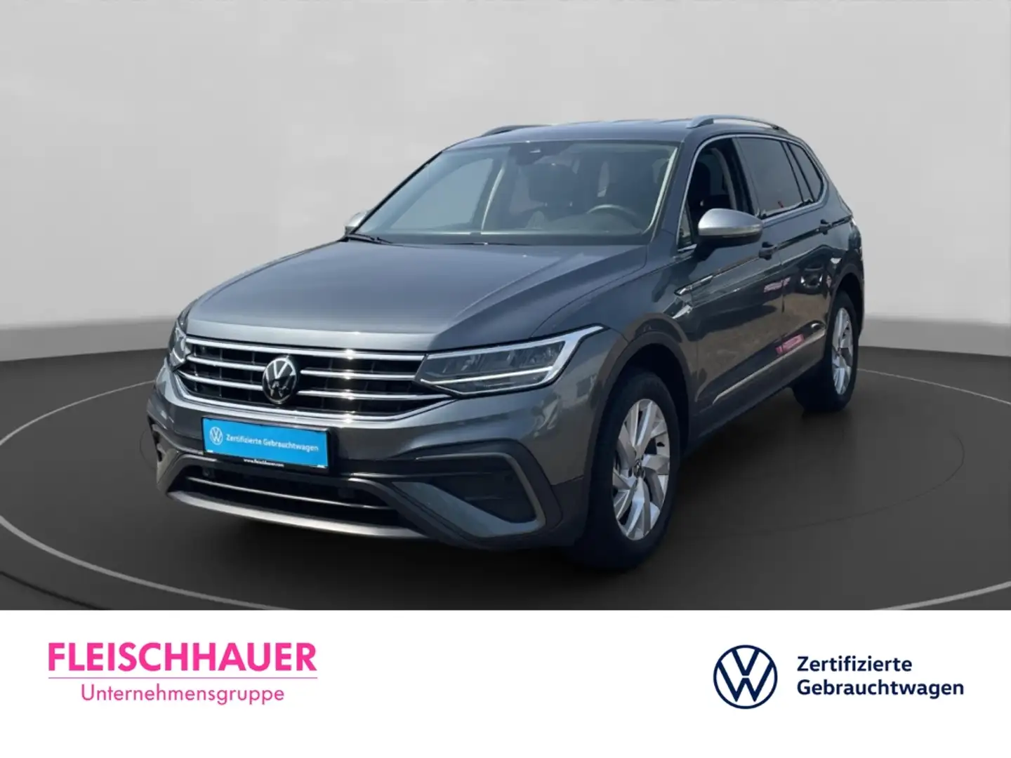 Volkswagen Tiguan Allspace 2.0 TDI Life AHK-klappbar Navi Digitales Cockpit L Grau - 1