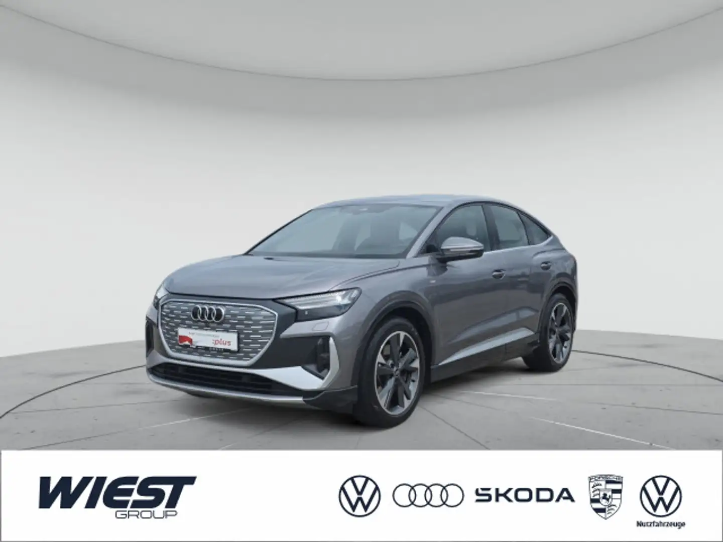 Audi Q4 e-tron 50, MATRIX/AHK/KAM/KLIMA Grau - 1