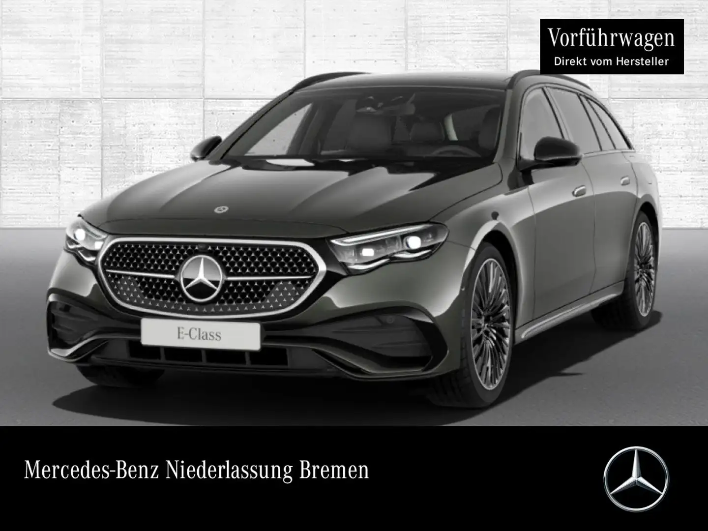 Mercedes-Benz E 300 de T AMG Fahrass Airmat Pano Burmester AHK Grau - 1