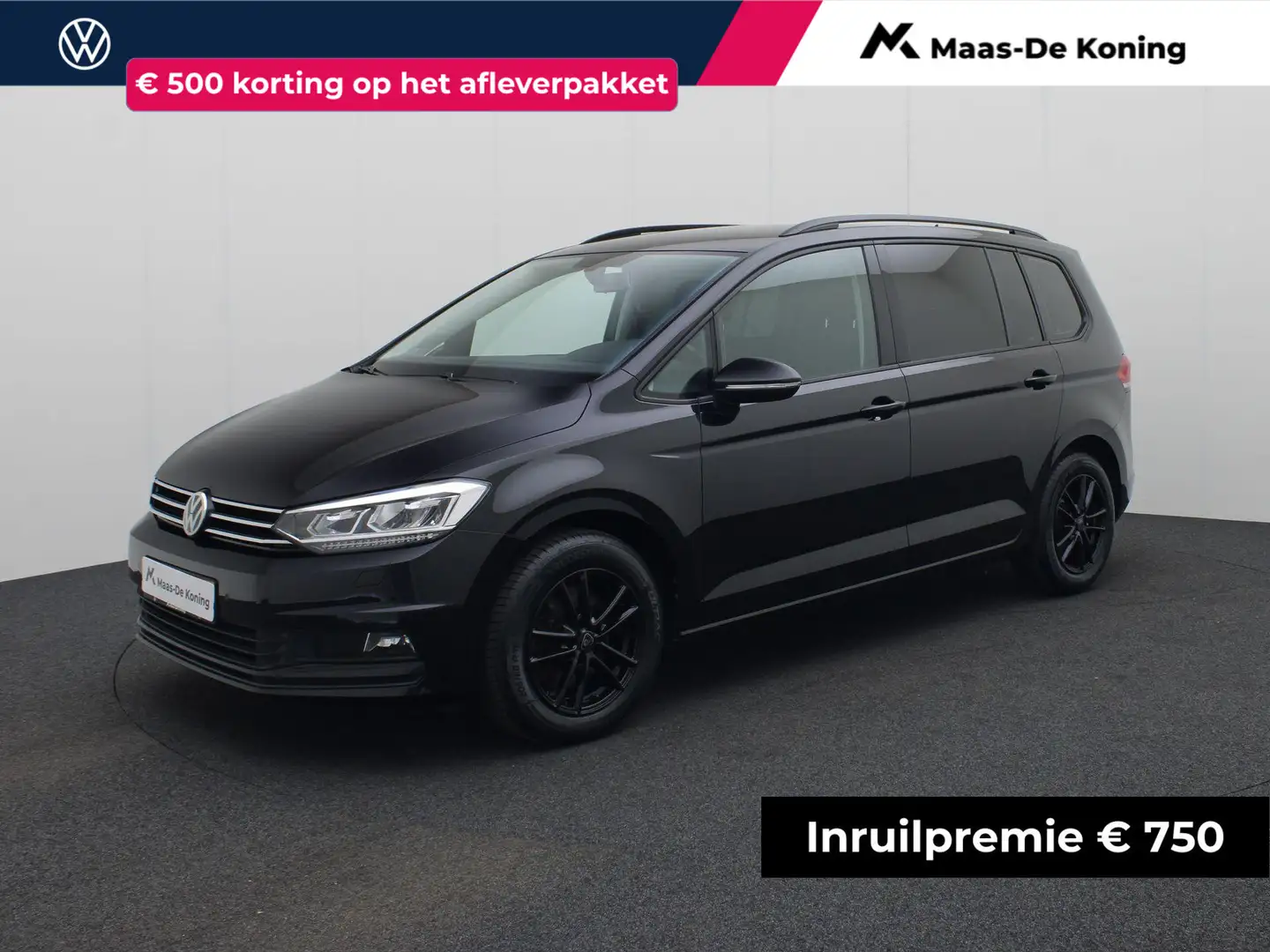 Volkswagen Touran 1.4 TSI 110kW/150PK Comfortline DSG 7-Persoons · N Schwarz - 1