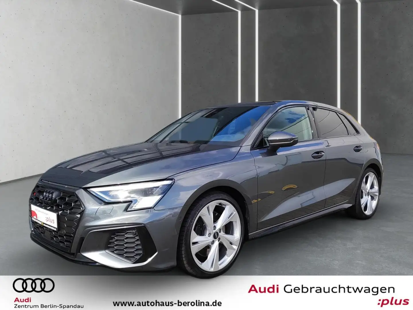 Audi S3 *MATRIX*B&O*NAV+*ACC*Opt.-Schwarz+* Grau - 2