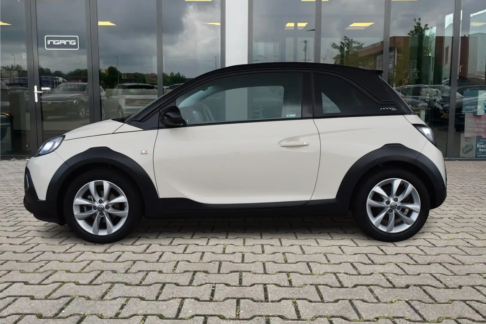 Opel Adam 1.0 Turbo Rocks | Lichtmetaal | Half Leder | Blanco - 2
