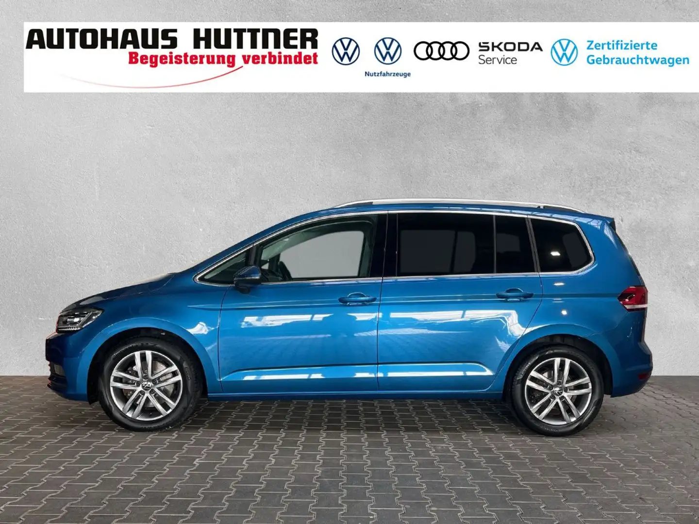 Volkswagen Touran Highline 2.0 TDI DSG AHK RÜCKFAHRKAMERA LED Bleu - 2