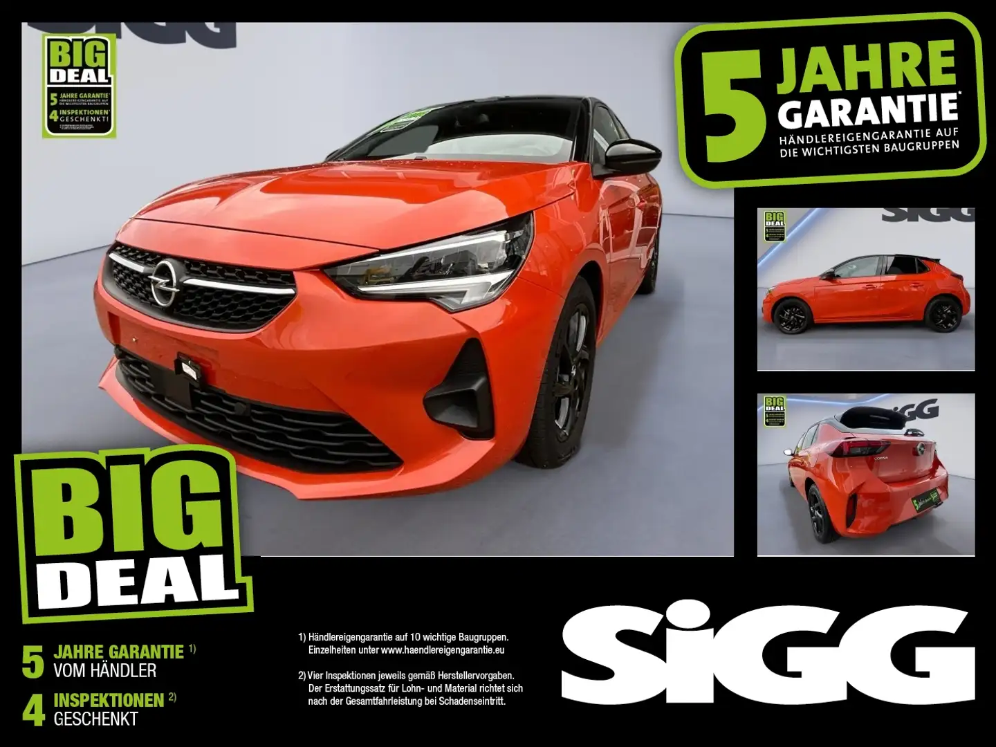 Opel Corsa F 1.2 Turbo GS Line 130PS !! Top Zustand!! Orange - 1