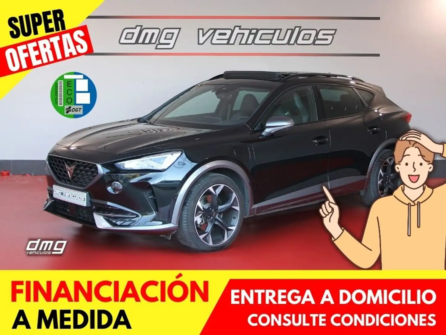 CUPRA Formentor 1.4 eHybrid 204 CV DSG Noir - 1