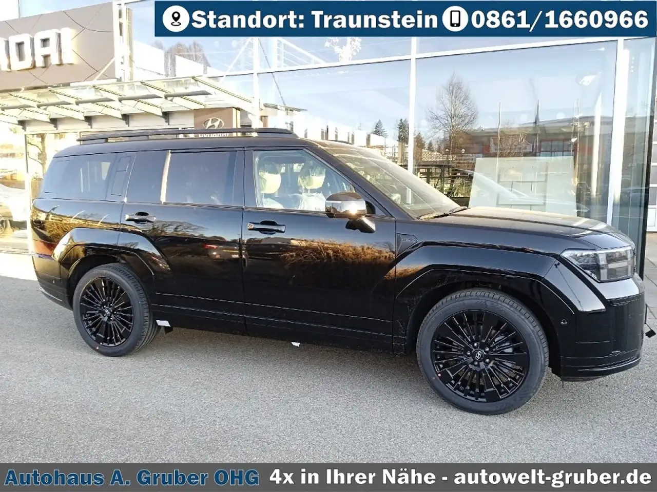 Hyundai SANTA FE Hybrid 6-Sitzer 4WD Blackline+Glasschiedach 4