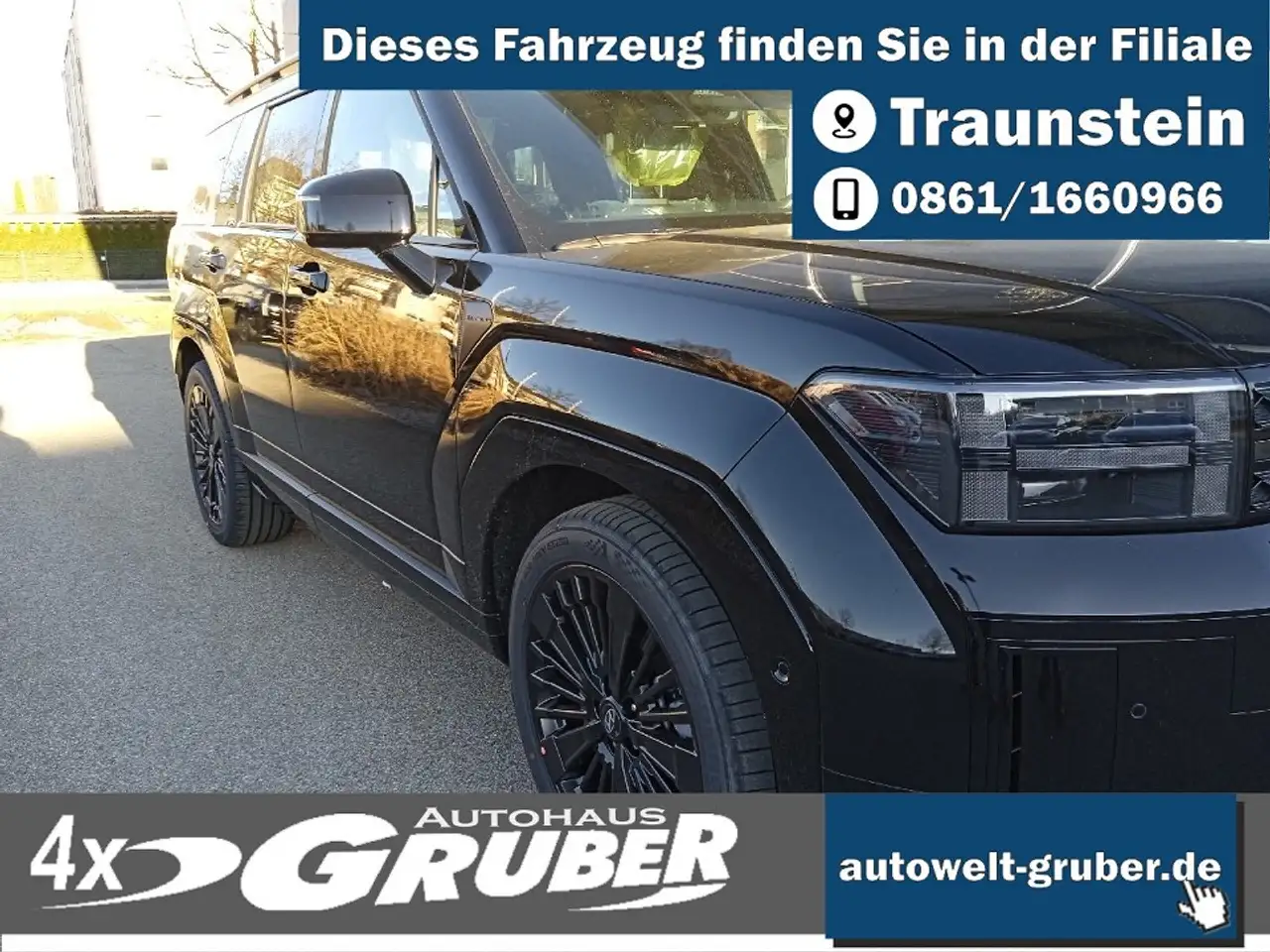 Hyundai SANTA FE Hybrid 6-Sitzer 4WD Blackline+Glasschiedach 2