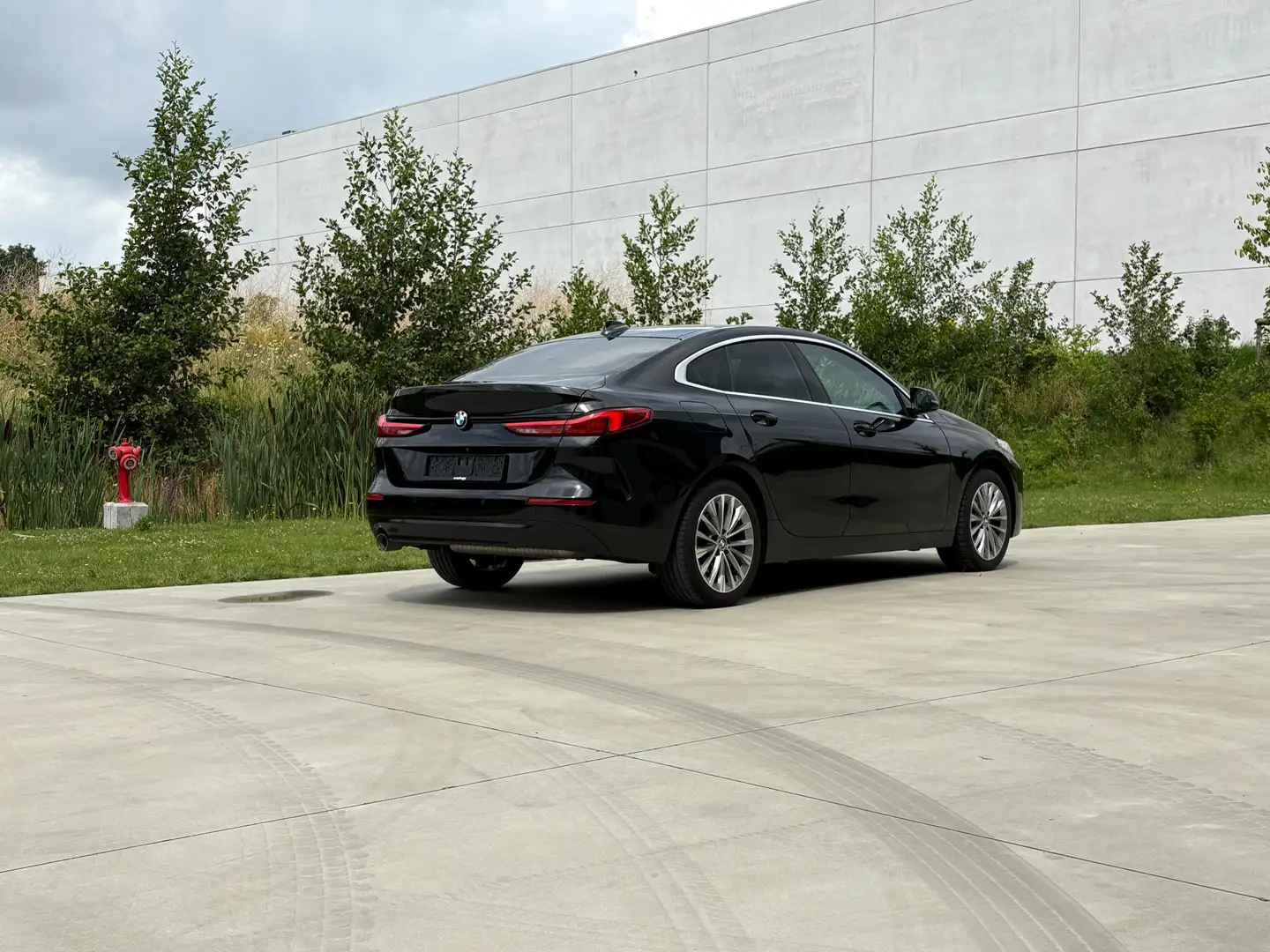 BMW 218 i Gran Coupe Luxury Line autom hifi mokkaleder kam Zwart - 2