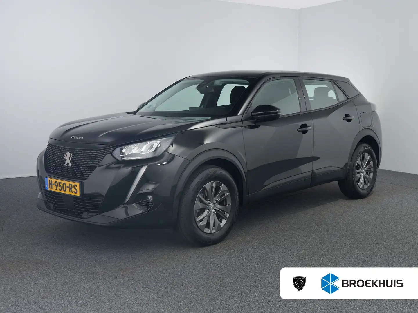 Peugeot 2008 1.2 PureTech Blue Lease Active | Airco | Apple Car Zwart - 1