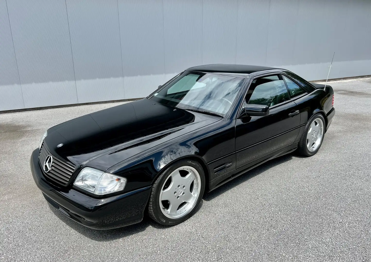 Mercedes-Benz SL 500 AMG Optik Paket schwarz - schwarz 49900km Negru - 2