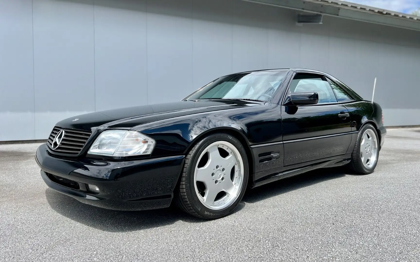 Mercedes-Benz SL 500 AMG Optik Paket schwarz - schwarz 49900km Negru - 1