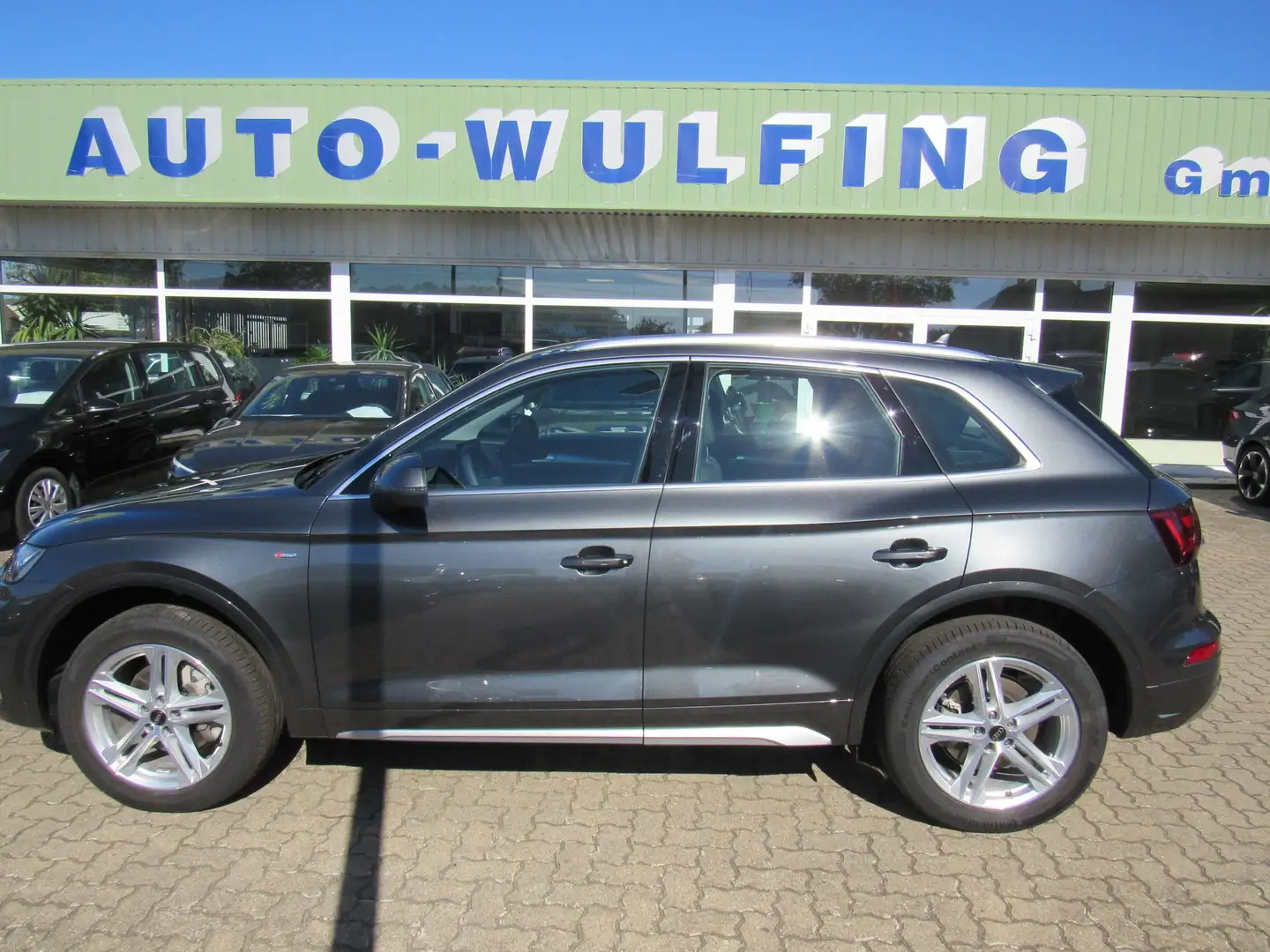 Audi Q5 S-Line 40TDI Quattro, AHK,Tour+Stadt Gris - 1