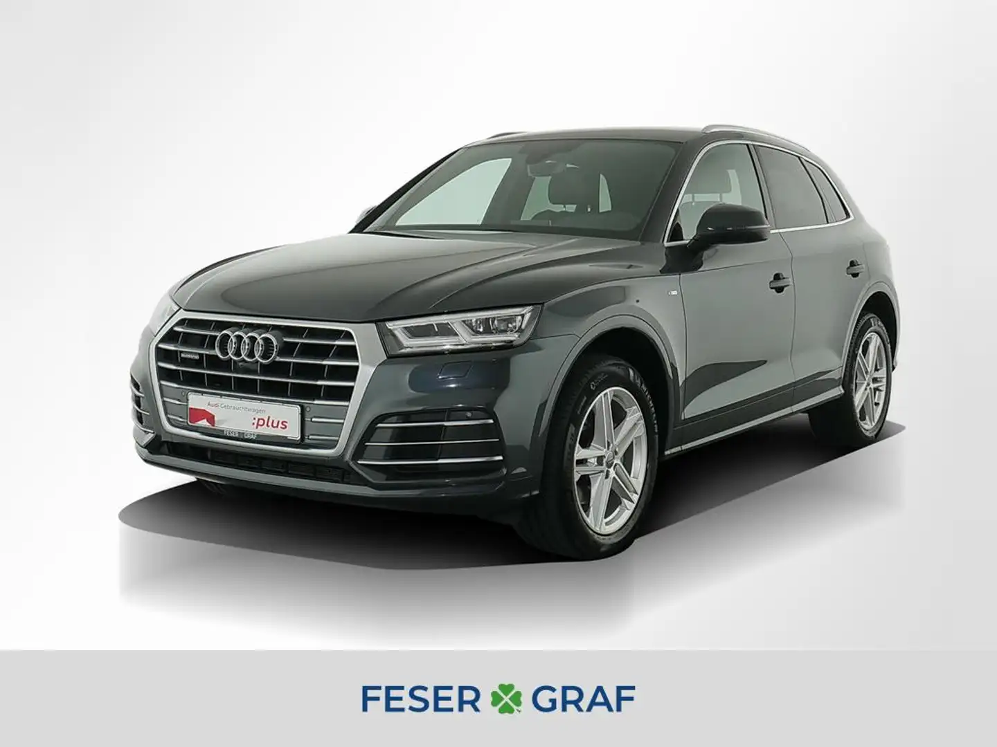 Audi Q5 40 TDI qu 3x S Line Leder,LED,Navi,Kamera,AHK Grau - 1