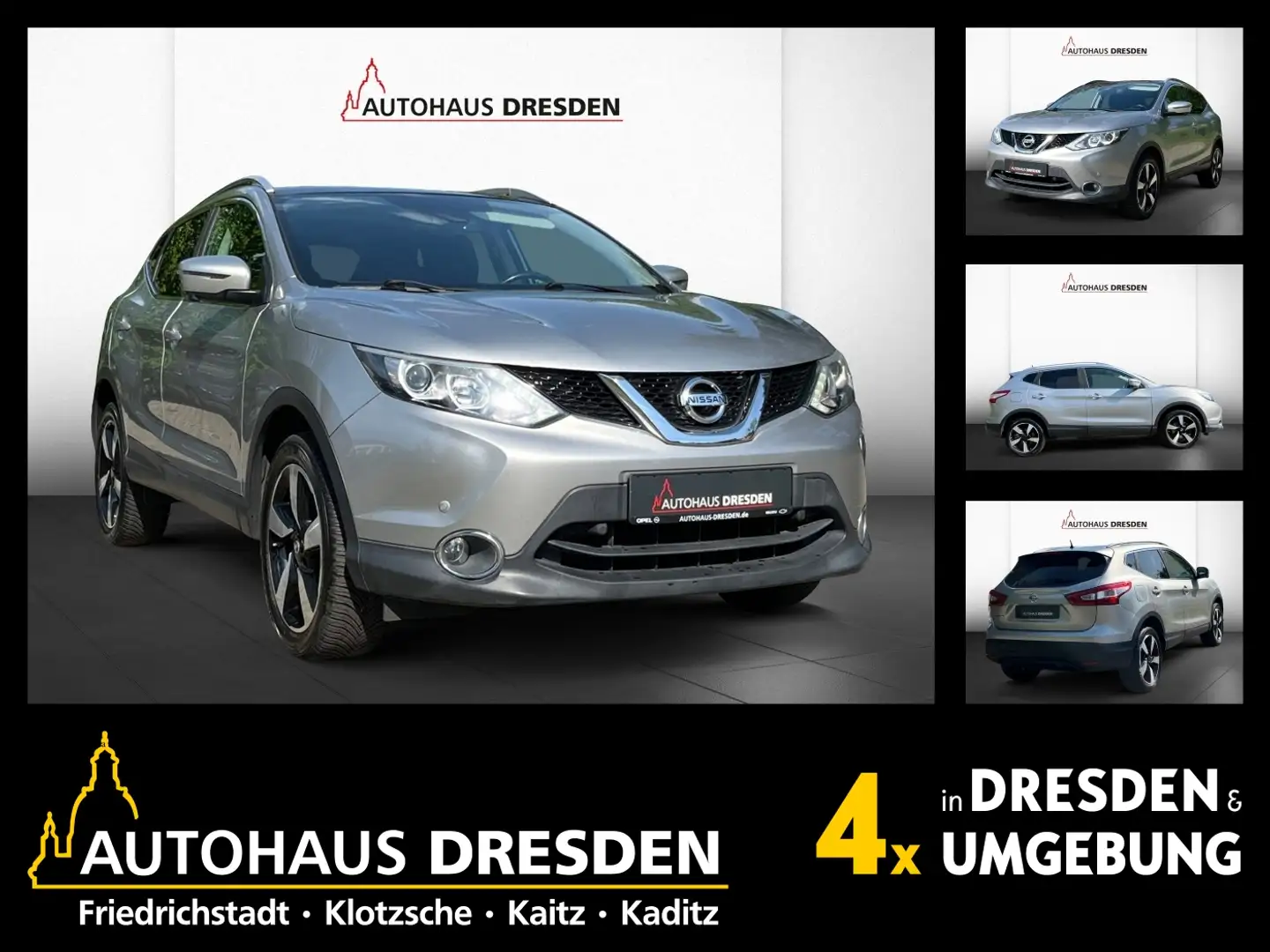 Nissan Qashqai ° 1.2 DIG-T 360 360° Navi FLA KAM Pano Gümüş rengi - 1