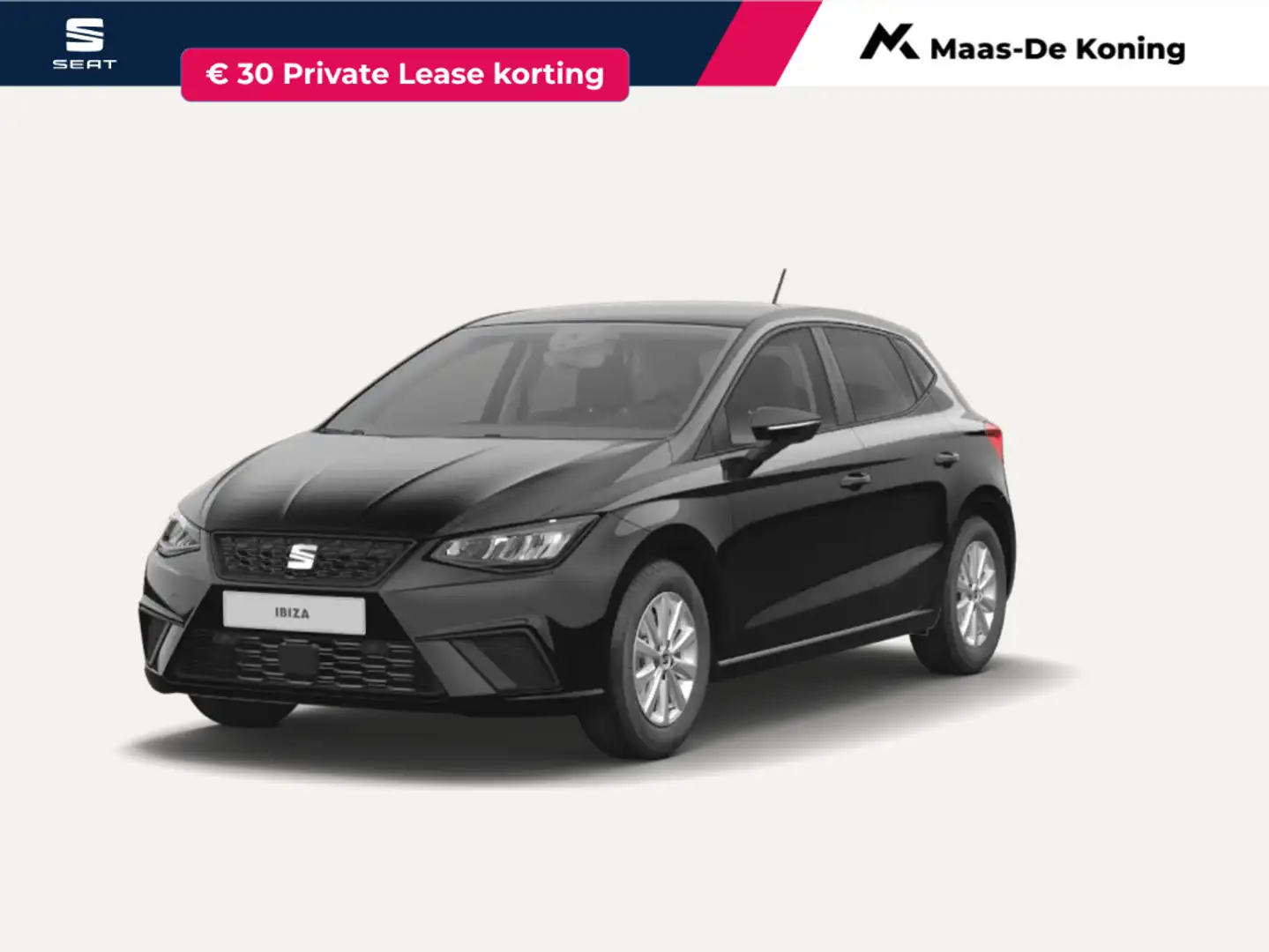 SEAT Ibiza Style Business Connect 1.0 EcoTSI 70 kW / 95 PK | Чорний - 1